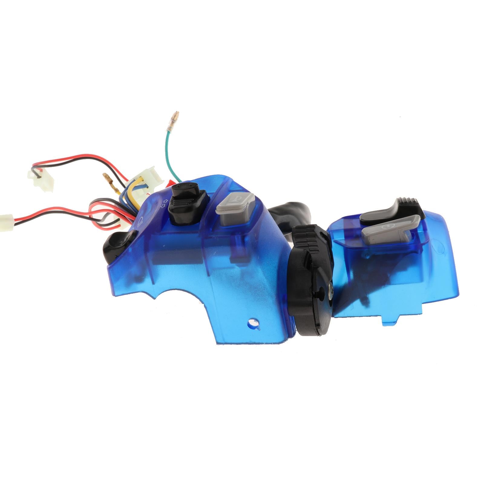 2Pcs 22mm Motorcycle Handlebar Switches Replaces 12V for LC135  Blue