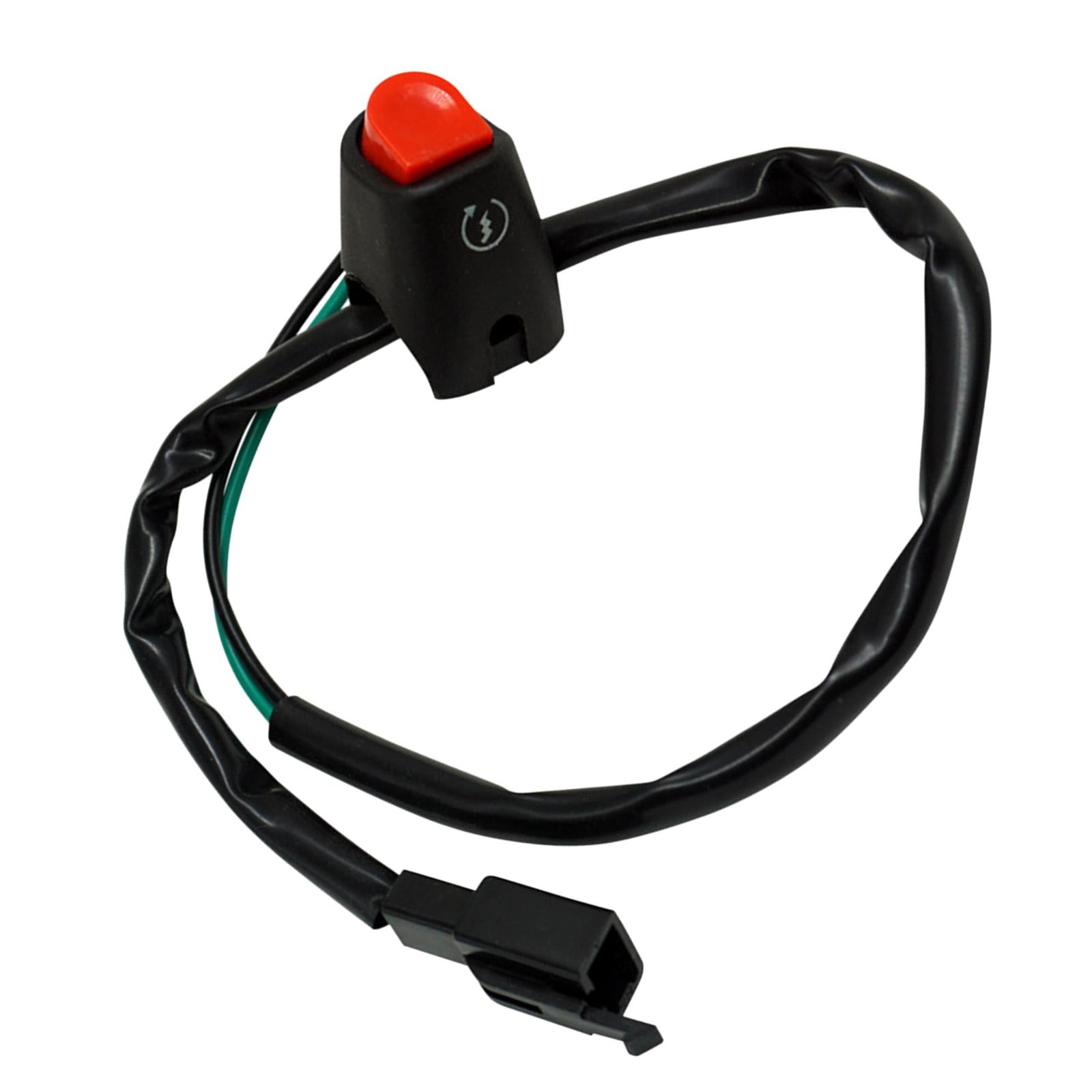4xMotorcycle Modification Start Ignition Switch Handlebar Mount Durable Sturdy