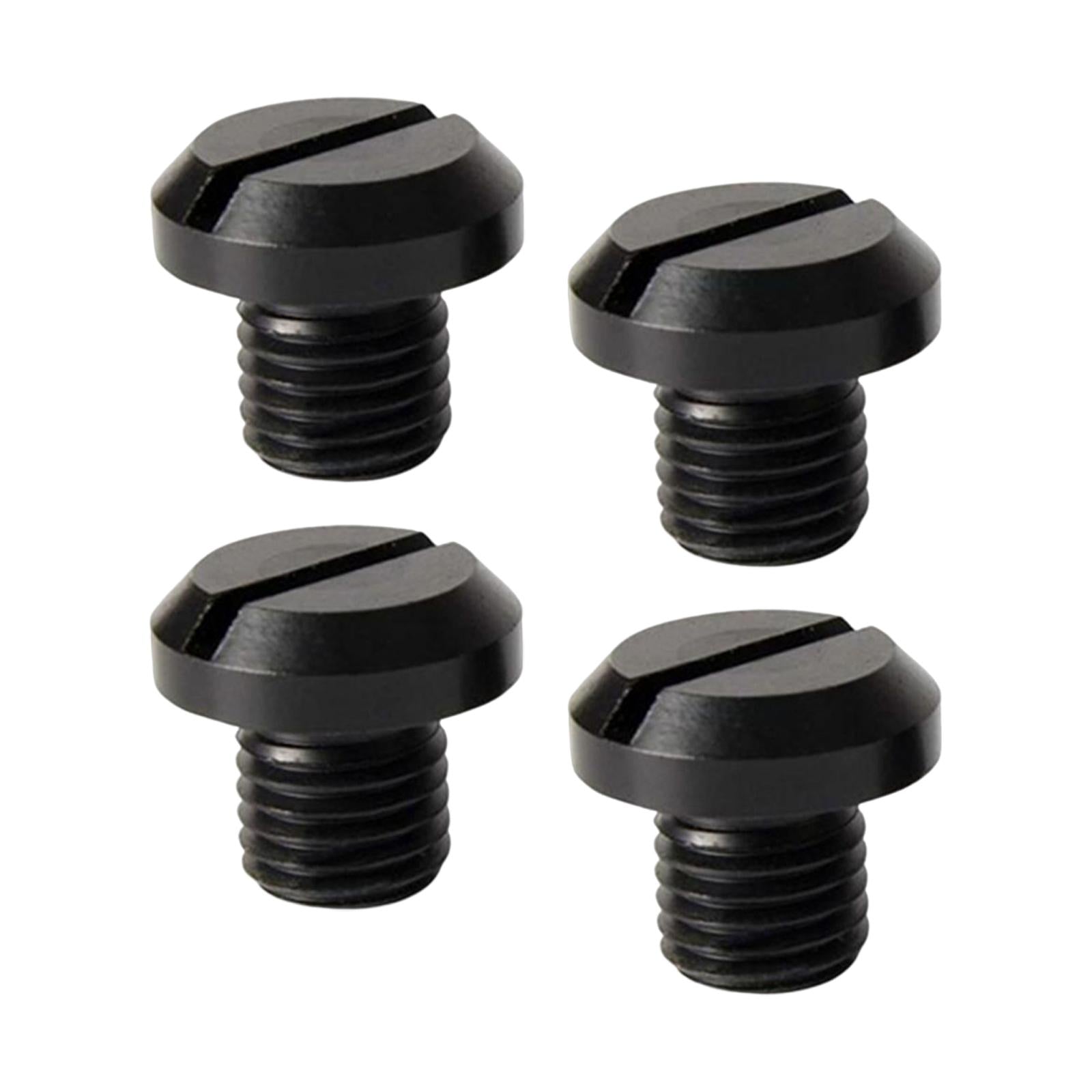 4x Motorcycle Mirror plug Screw Bolts M10 Metal Accessories Right 
