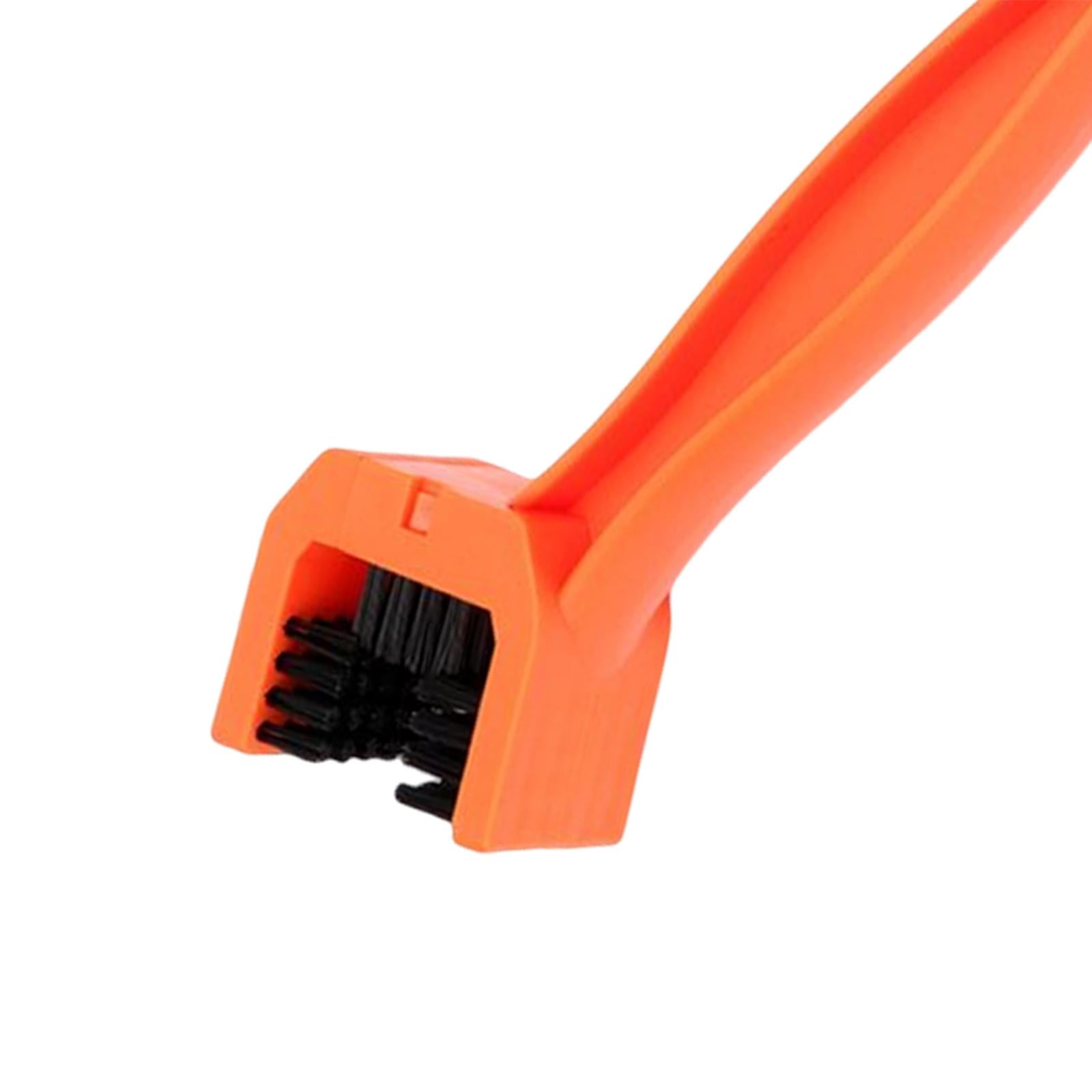 Motorcycle Chain Cleaning Brush Chain Cleaning Brush for Mountain Bike Orange 