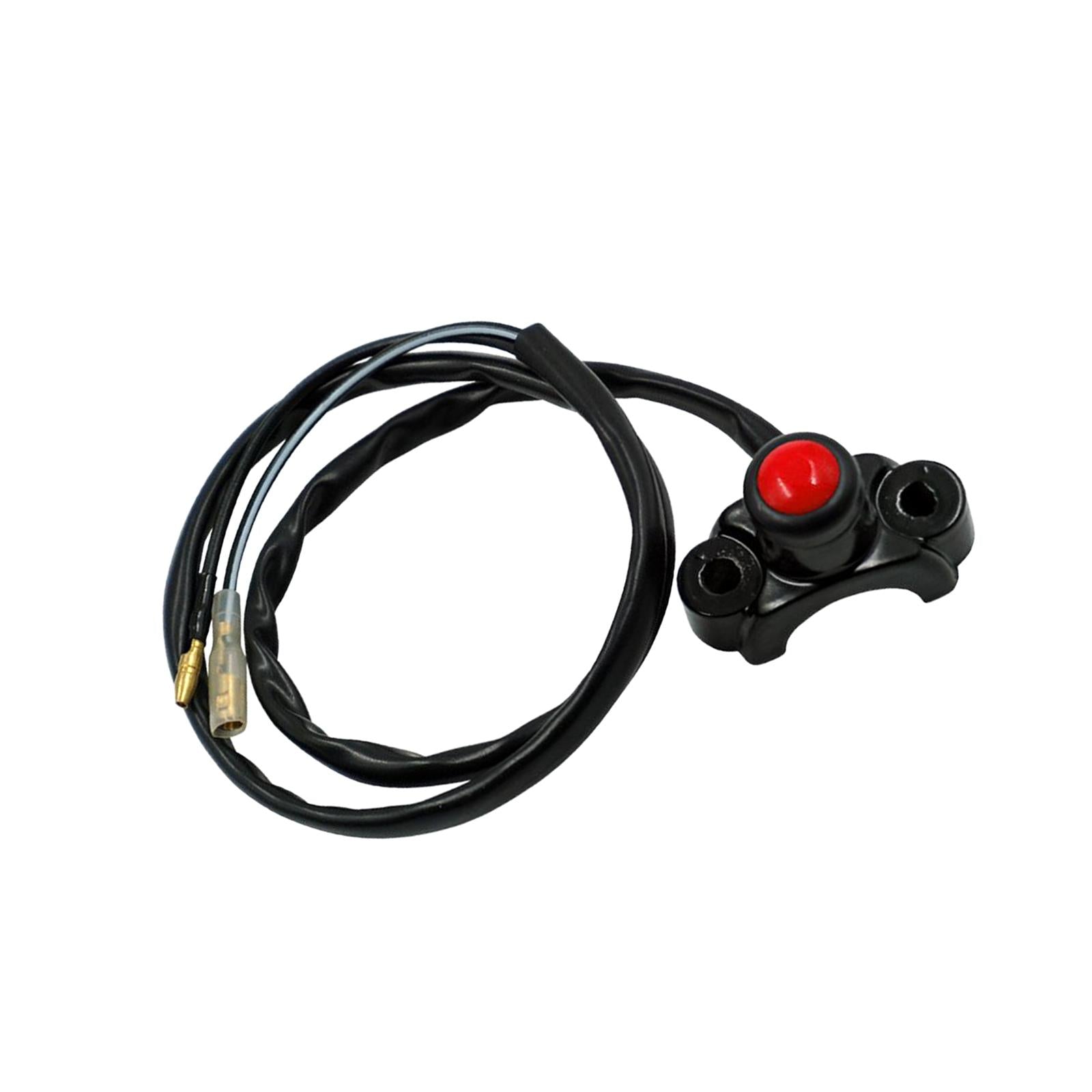 Universal Motorcycle Handlebar Switch for Motorbike Light Bar ATV Red