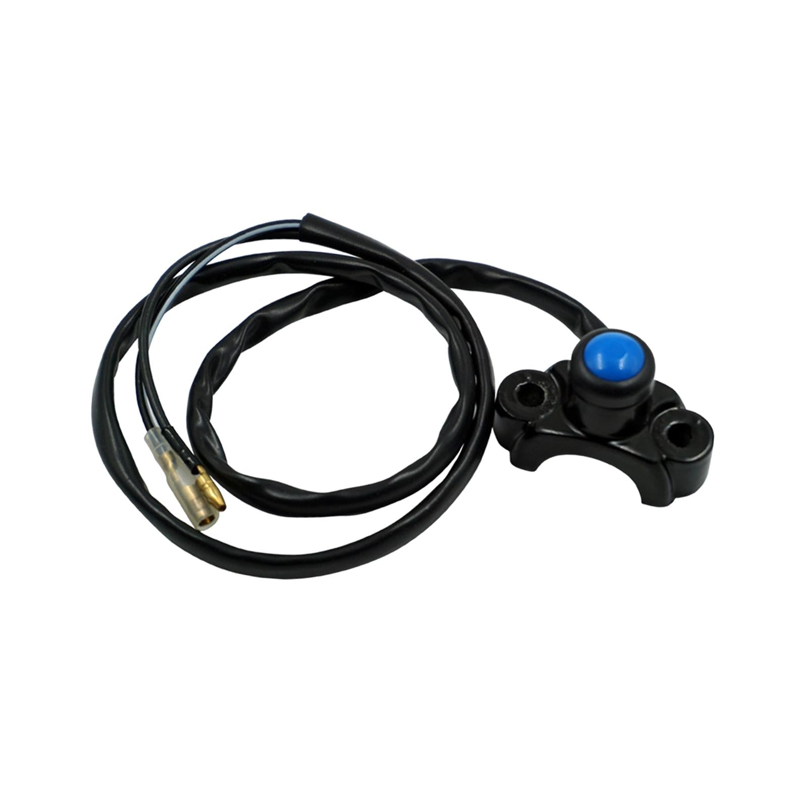 Universal Motorcycle Handlebar Switch for Motorbike Light Bar ATV Blue