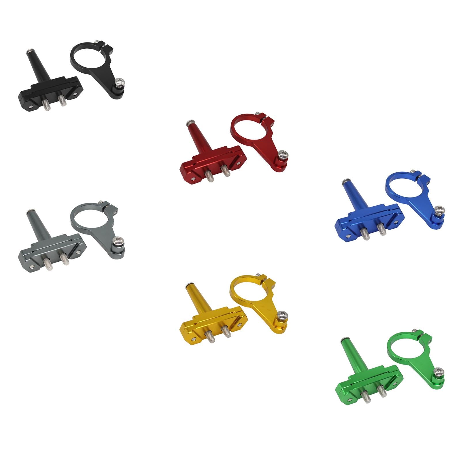 Motorcycle Steering Damper Stabilizer Bracket for Yamaha Yzf R15 V3 Black