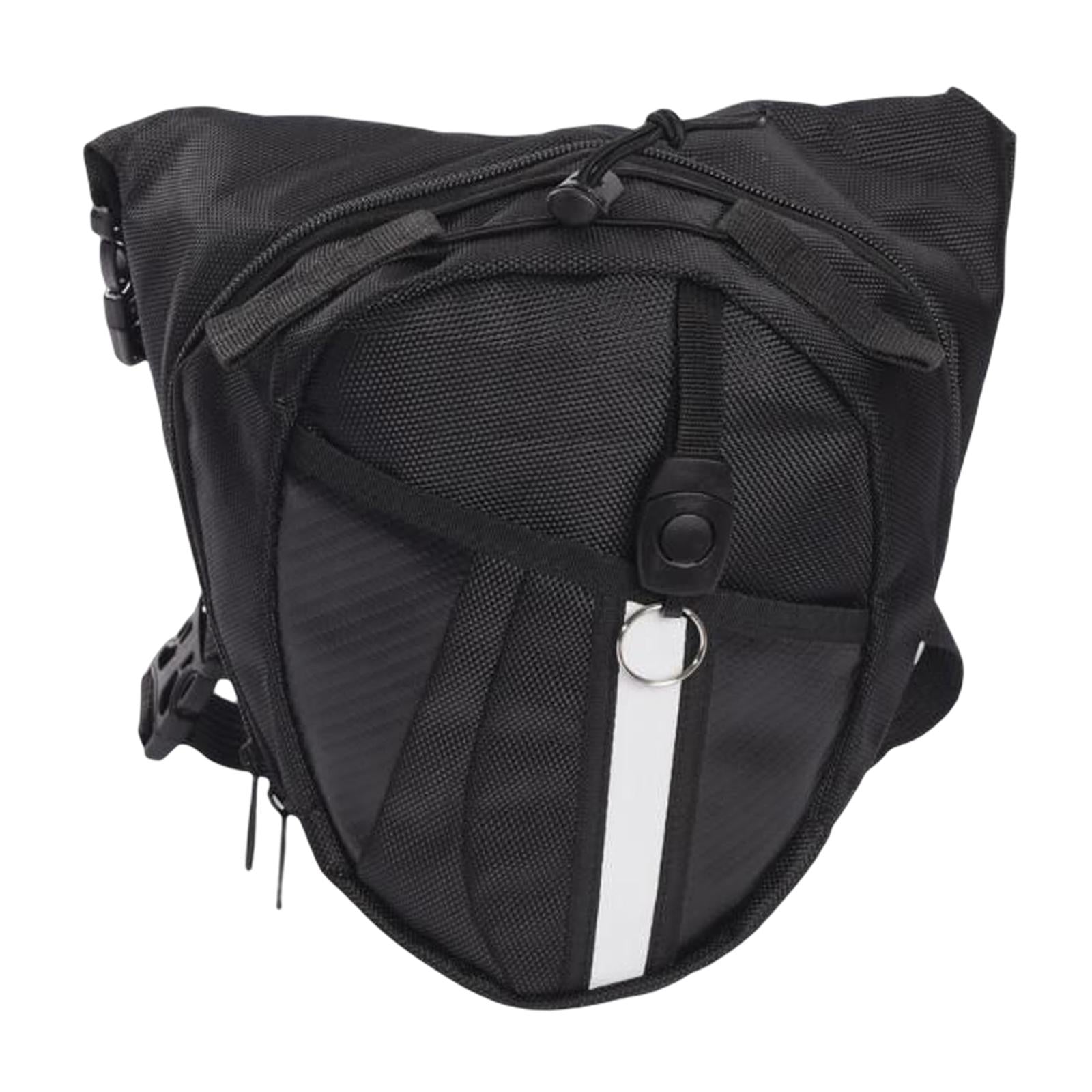 Nylon Motorcycle Waist Pack Thigh Pouch for Jogging Cycling Walking