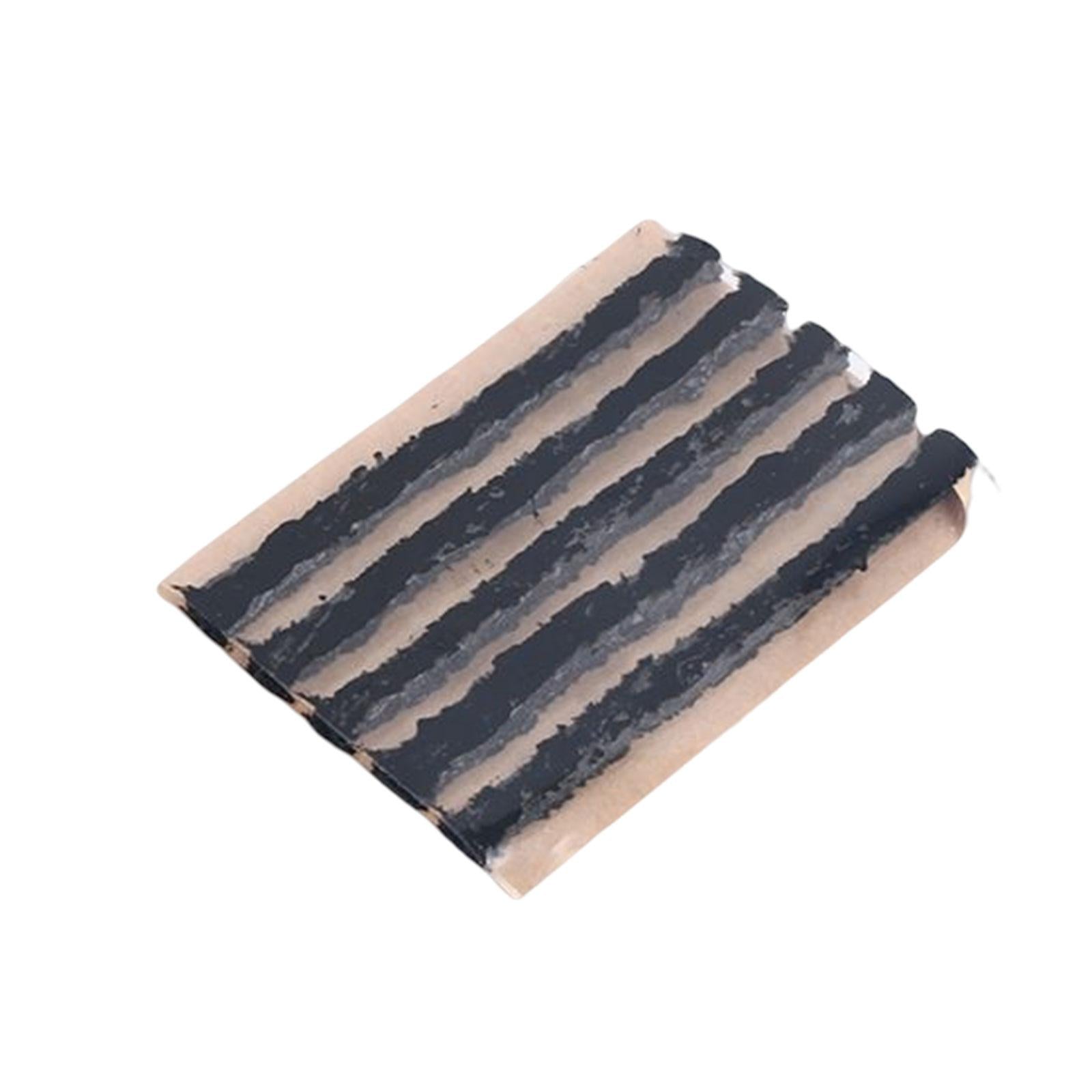 2x5Pcs Car Tubeless Tire Repair Strips Tyre Puncture for Truck Motorbike Black