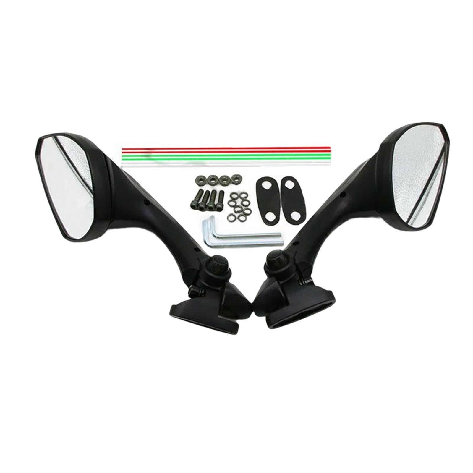 2Pcs Motorcycle Rearview Mirrors Accessories Replaces High Performance