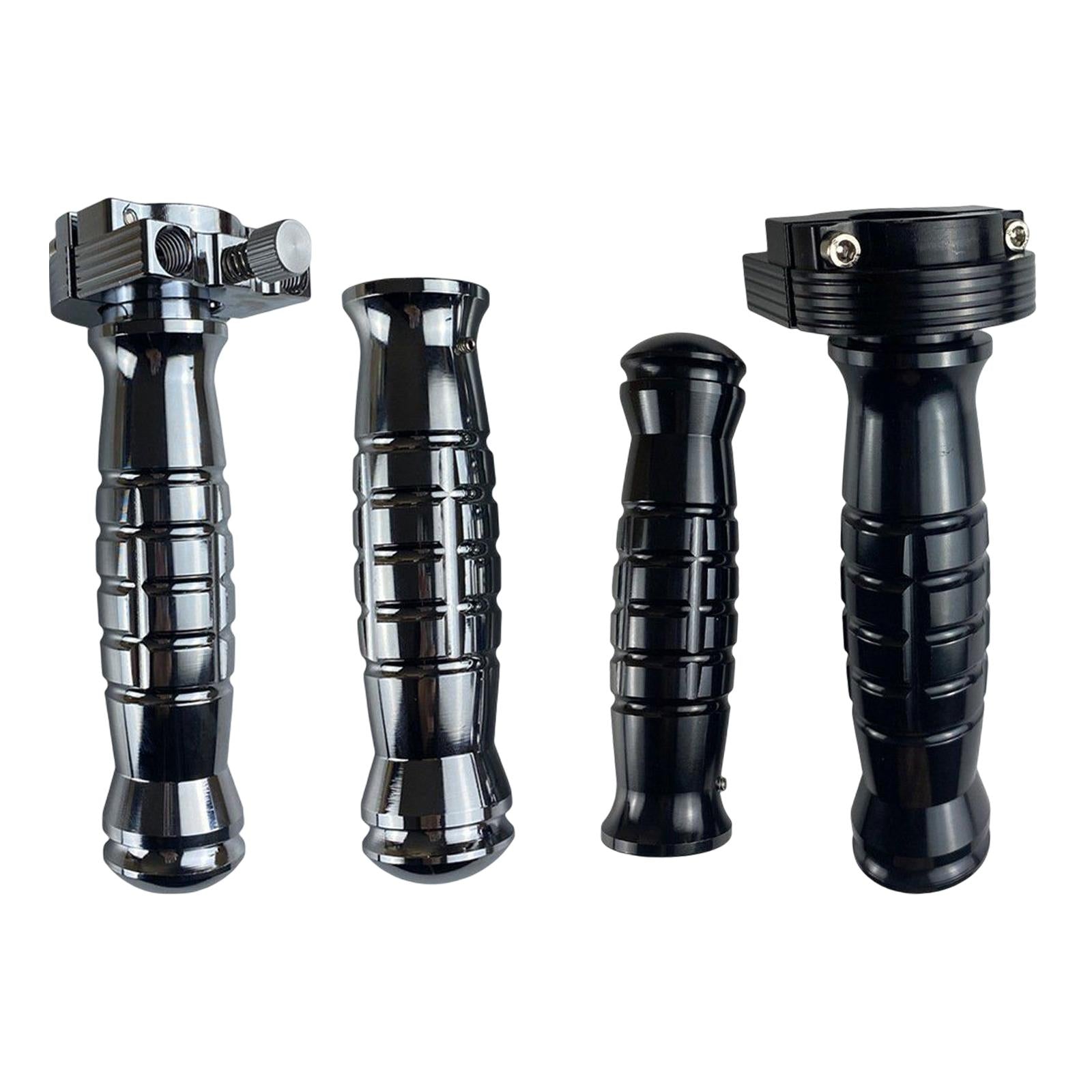 Motorcycle Handlebar Throttle Twist Grip Handle Bar Thruster Grip Nonslip Black