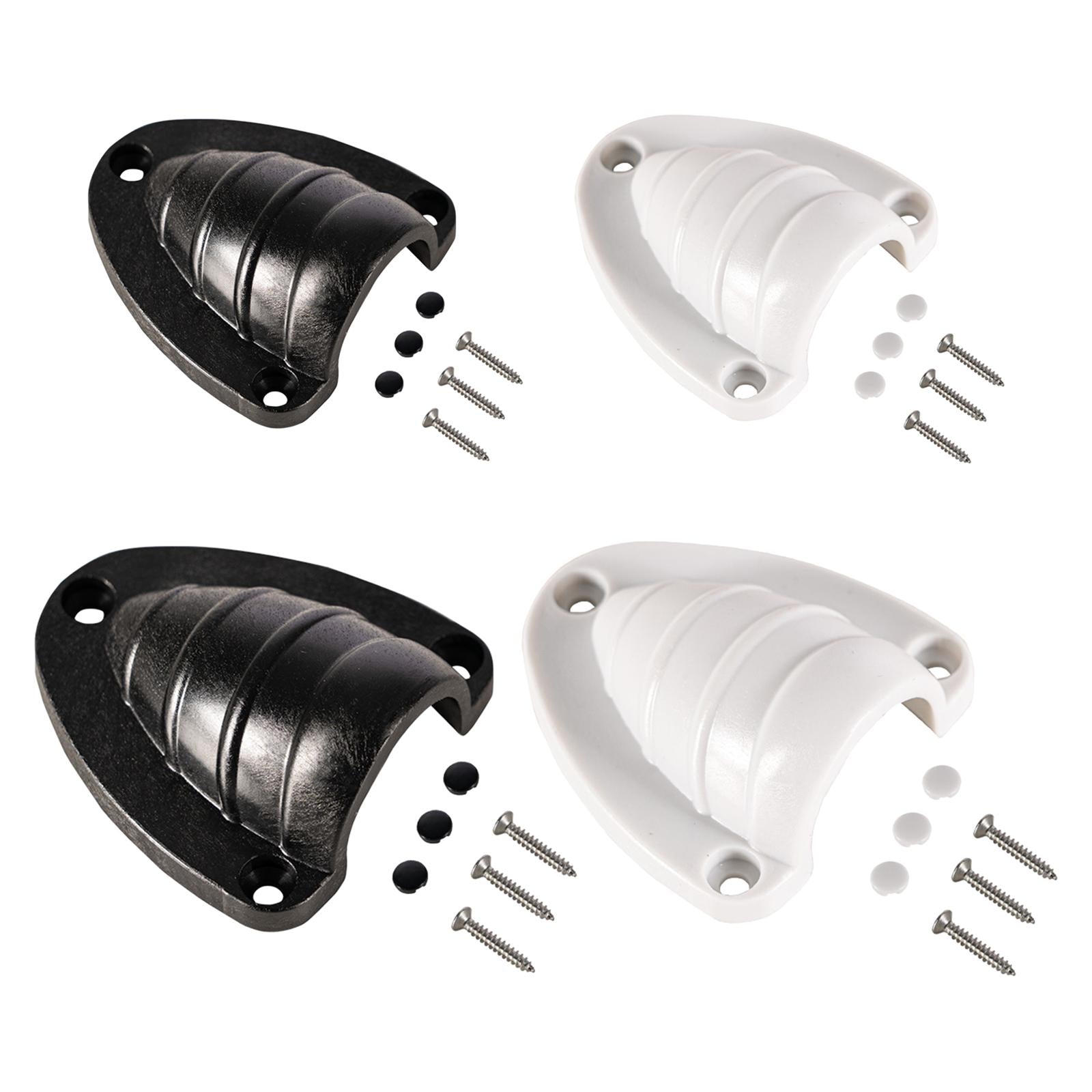 2xClam Shell Ventilator Direct Replaces Accessory Plastic for Navigation 7x7.5x3cm white