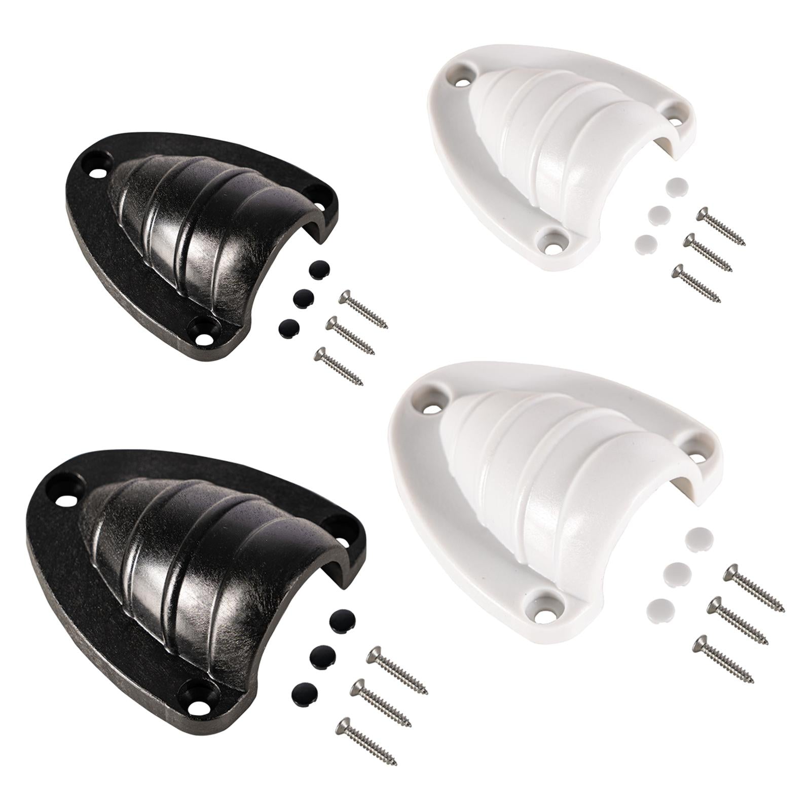 2xClam Shell Ventilator Direct Replaces Accessory Plastic for Navigation 7x7.5x3cm white