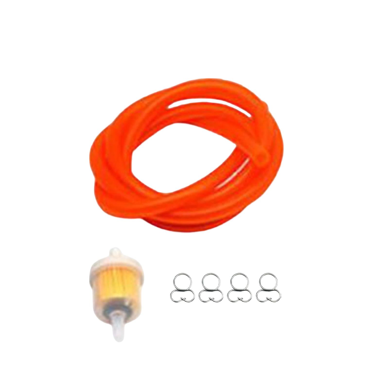 Fuel Switch Valve Hose Line Easy Installation Accessories for Go Karts Orange