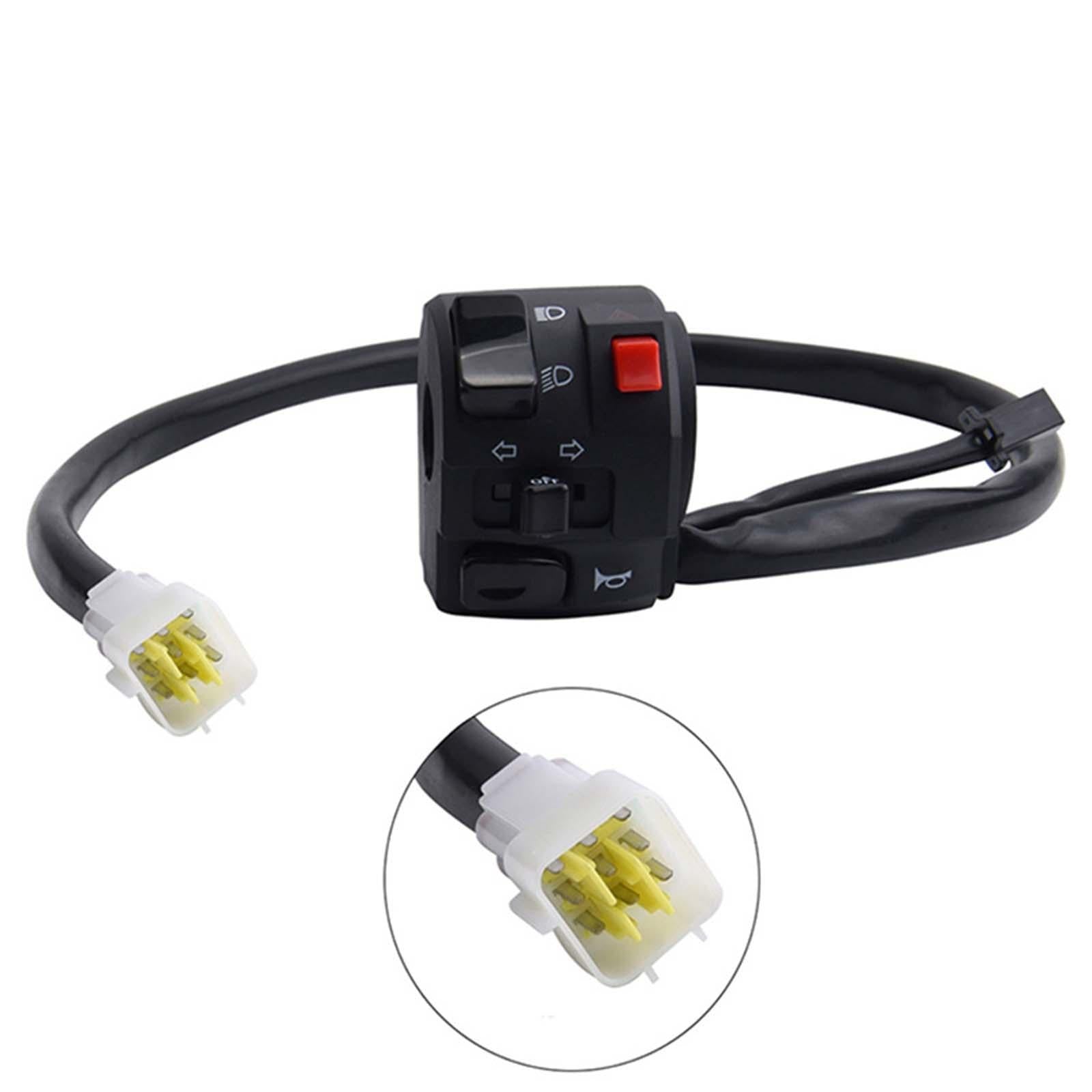 Motorcycle Switch 7/8 in 22mm Replaces Durable Horn Button Parts Practical