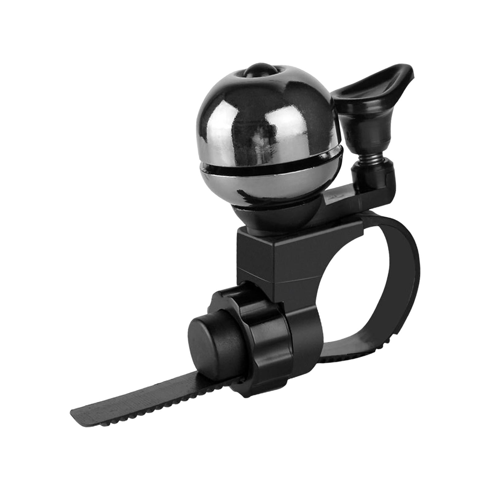 3xBike Bell Loud Crisp Clear Sound Accessory 90dB Brass Bell for Kids Black