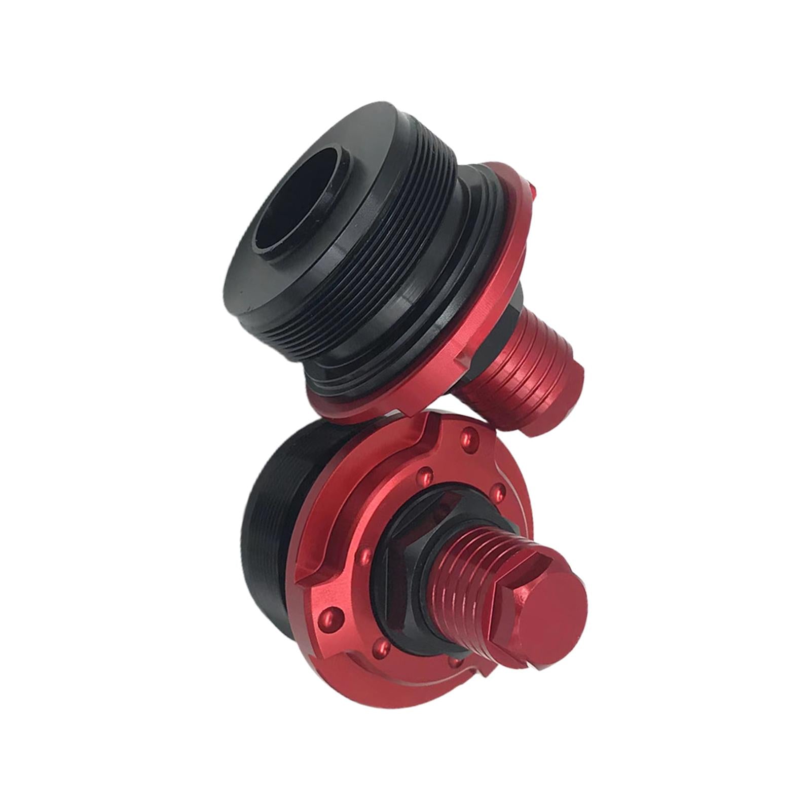 2Pcs Motorcycle Adjuster Bolts for Yamaha R15 V3 Spare Parts Durable Red