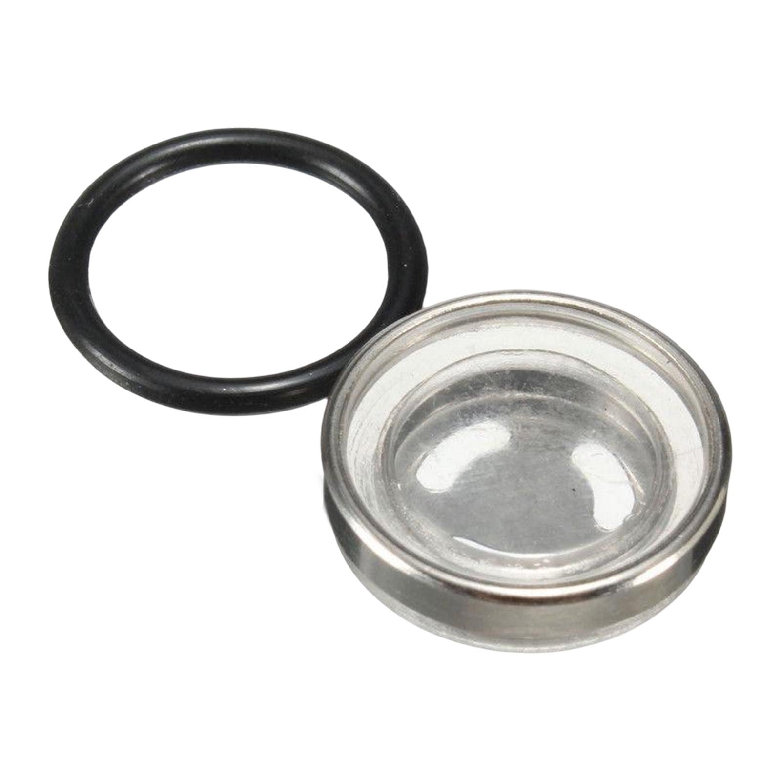2xOil Pump Sight Glass Universal Gasket Repair Parts for Motorcycle 18mm