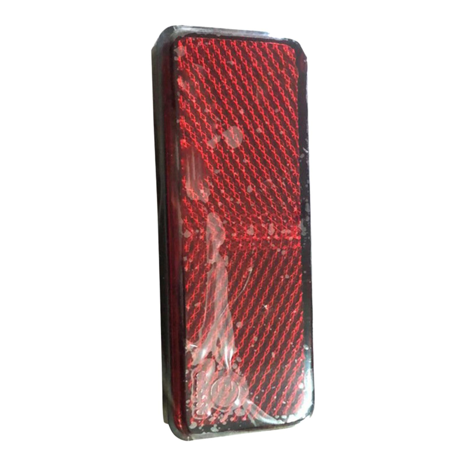 4xMotorcycle Rear Reflector Rectangle Reflective for Bicycle Motorbike