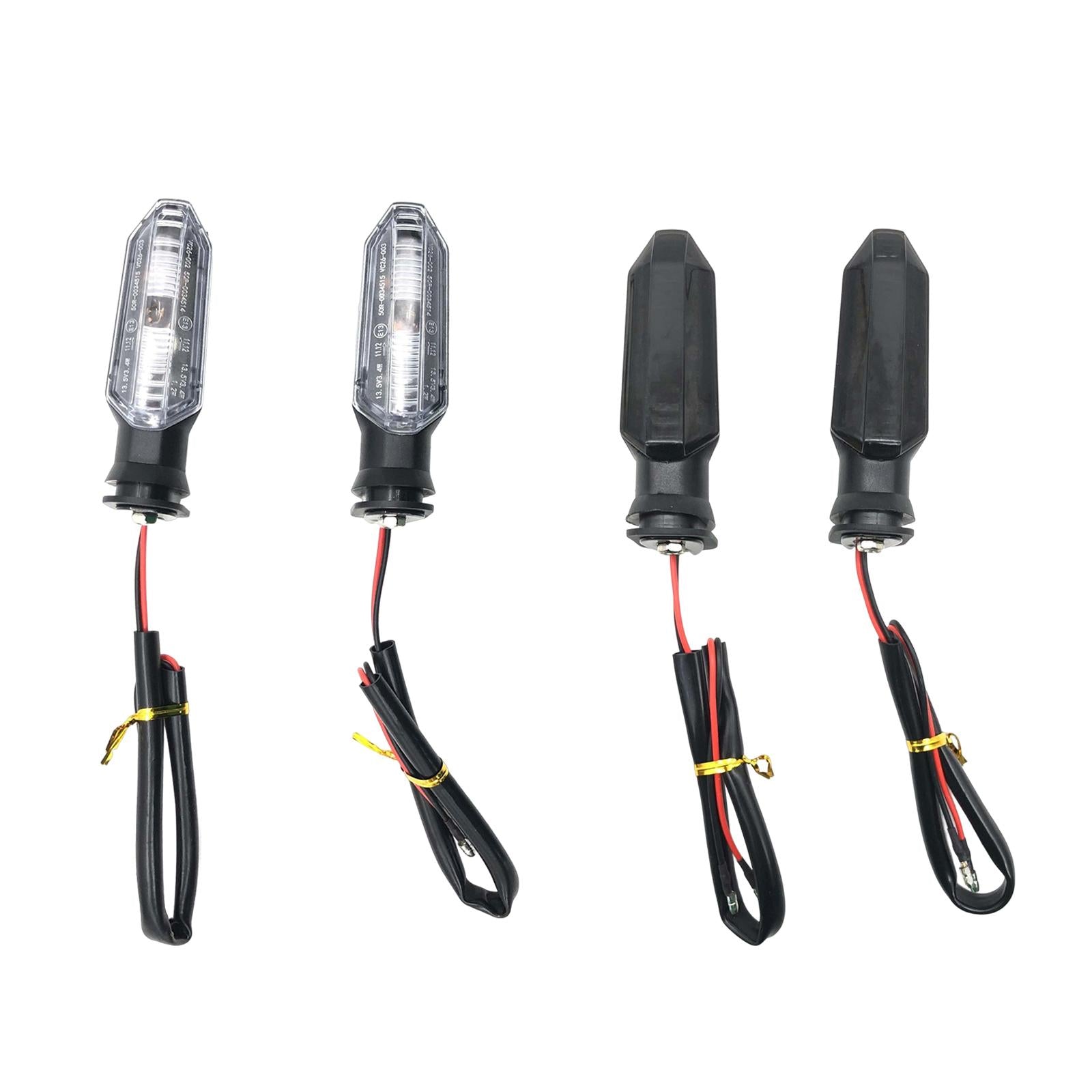 2Pcs Motorcycle Turn Signal Indicator for Honda CB 125R CBR 650R Repair Clear