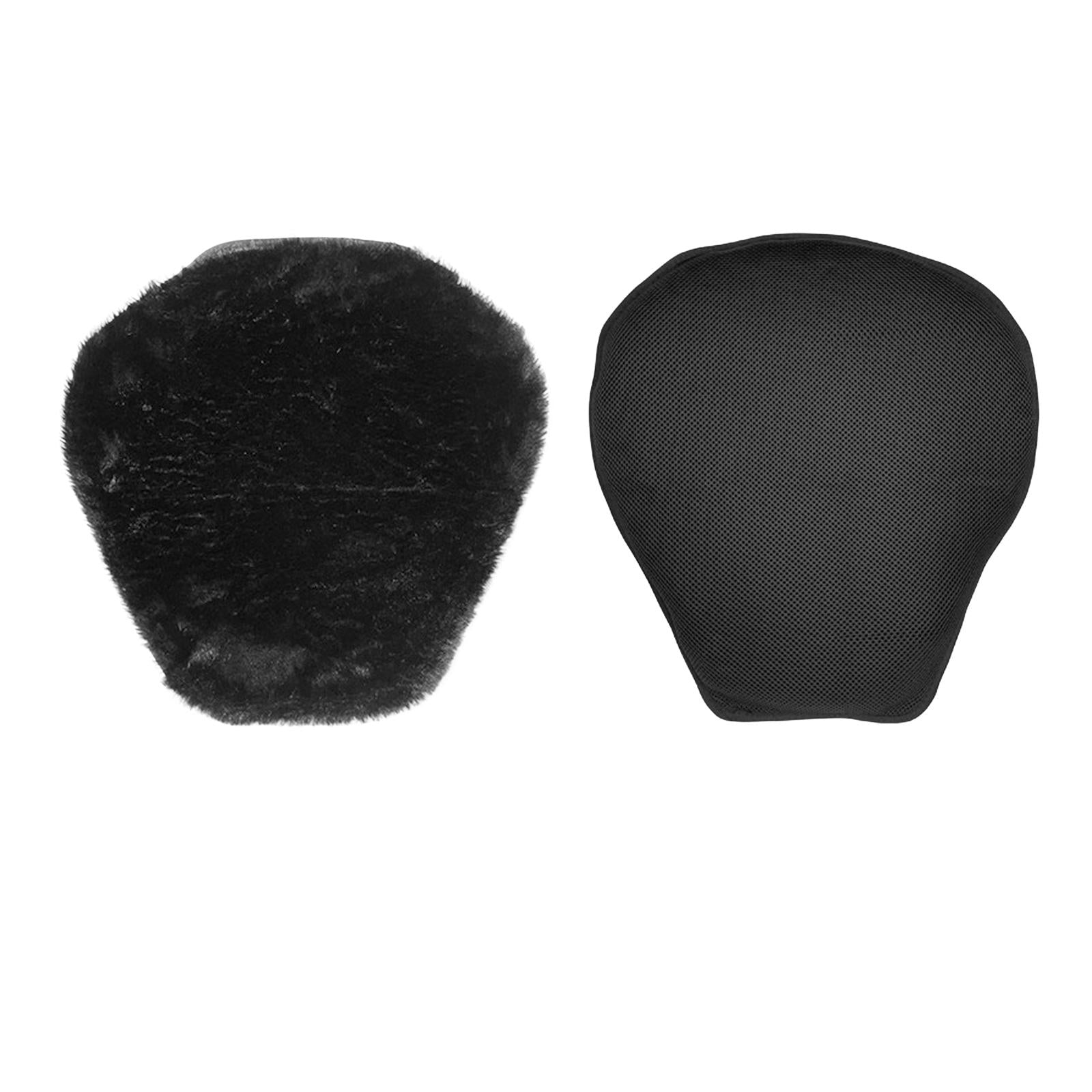 Motorcycle Seat Cover Shock Absorbing Dustproof Easy Installation fleece