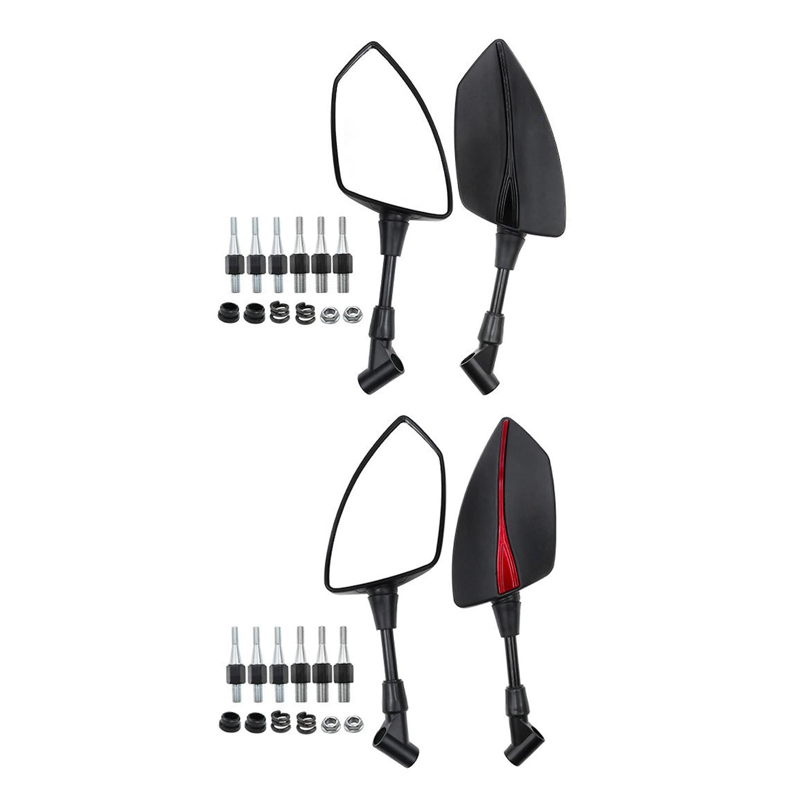 Motorcycle Rear View Mirrors Accs Professional Direct Replaces for Niu Black