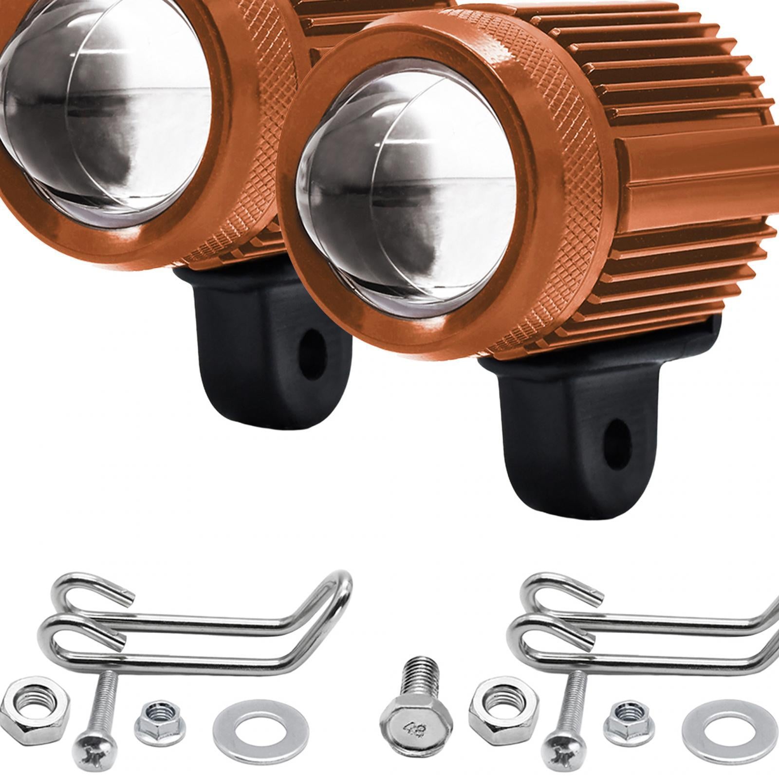 Motorcycle LED Driving Lights with Mounting Bracket for Truck ATV UTV Aureate