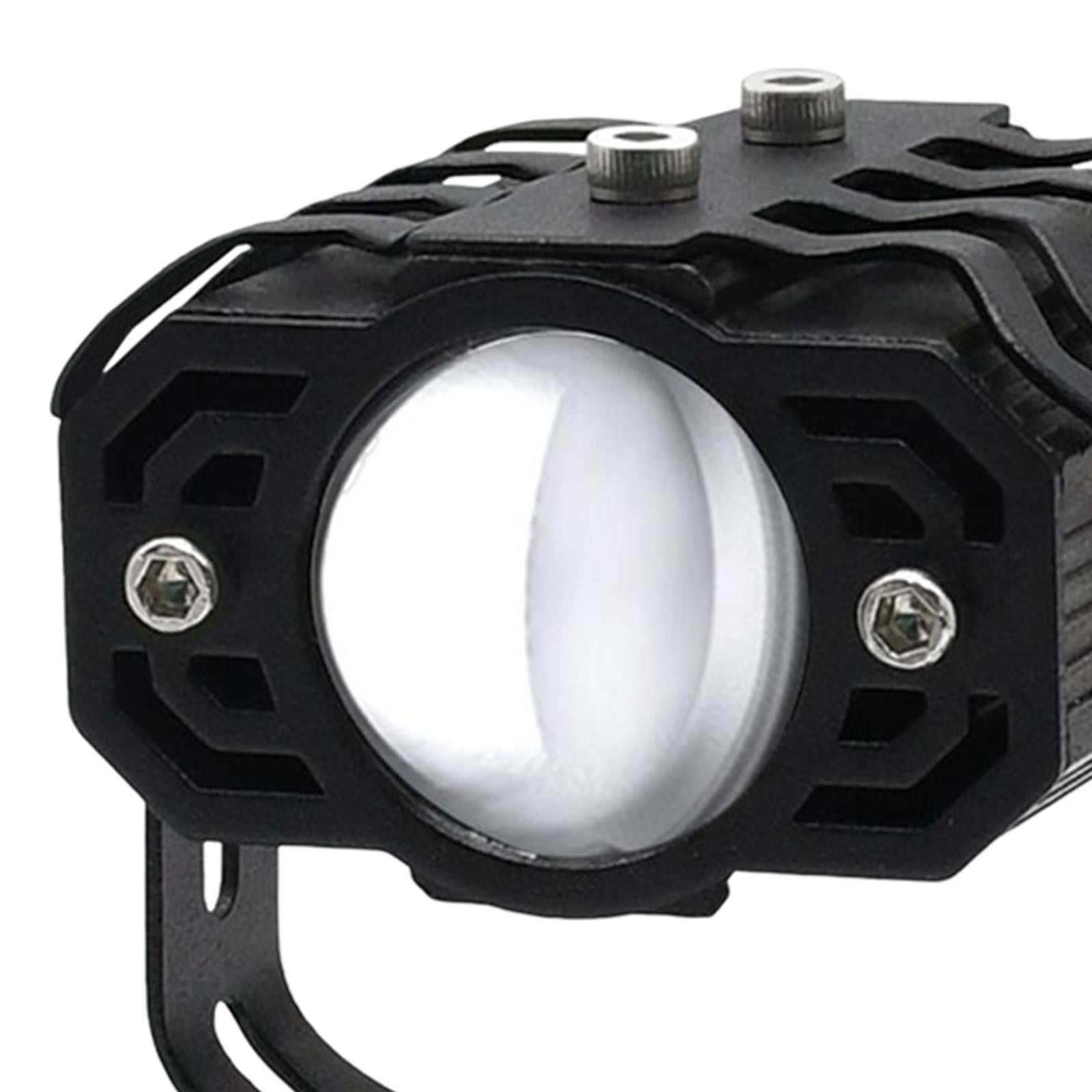 2Pcs Motorcycle Auxiliary Driving Lights Spotlight 180 Rotation for Car