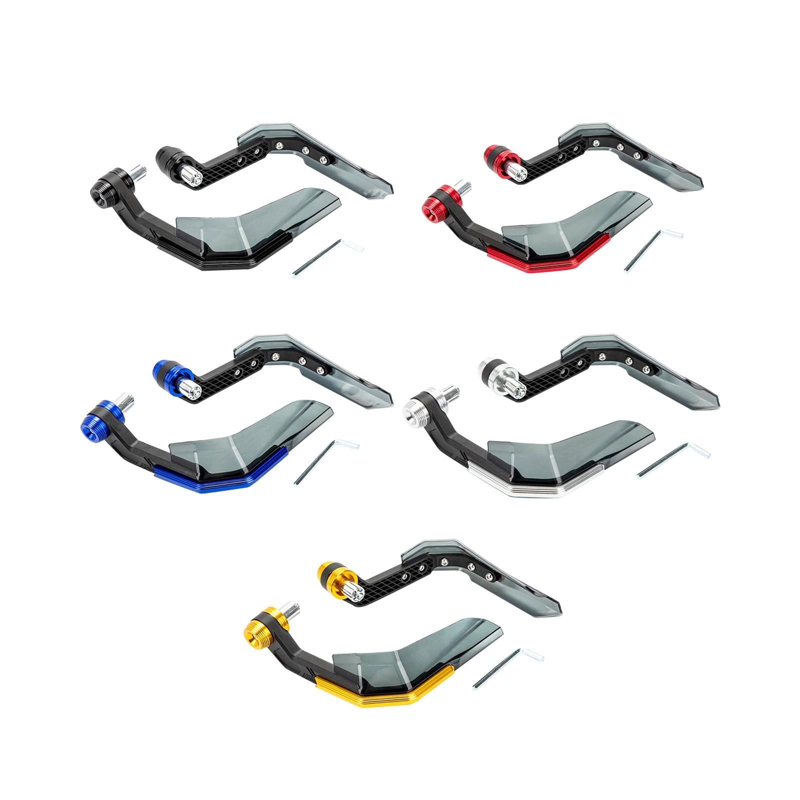 Motorcycle Hand Guards Protector Hand Shield for 7/8" 22mm Handlebars Parts Black