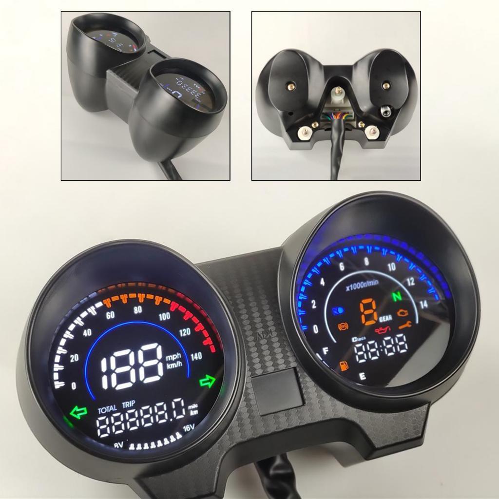 Motorcycle Digital Speedometer LED Display for Brazil CG150 Durable Standard
