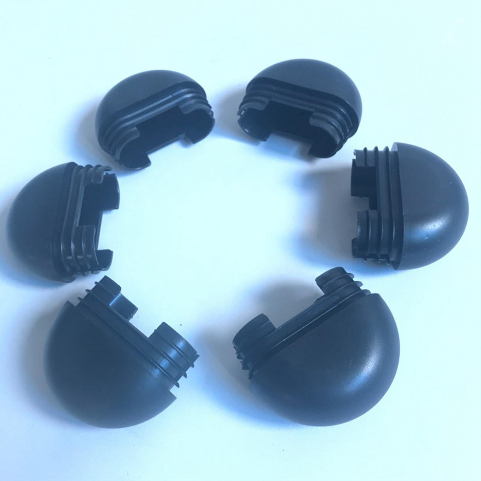 3xOval Tubing Plug Bung Heavy Duty Fitness Equipment Pipe Covers Replace Parts
