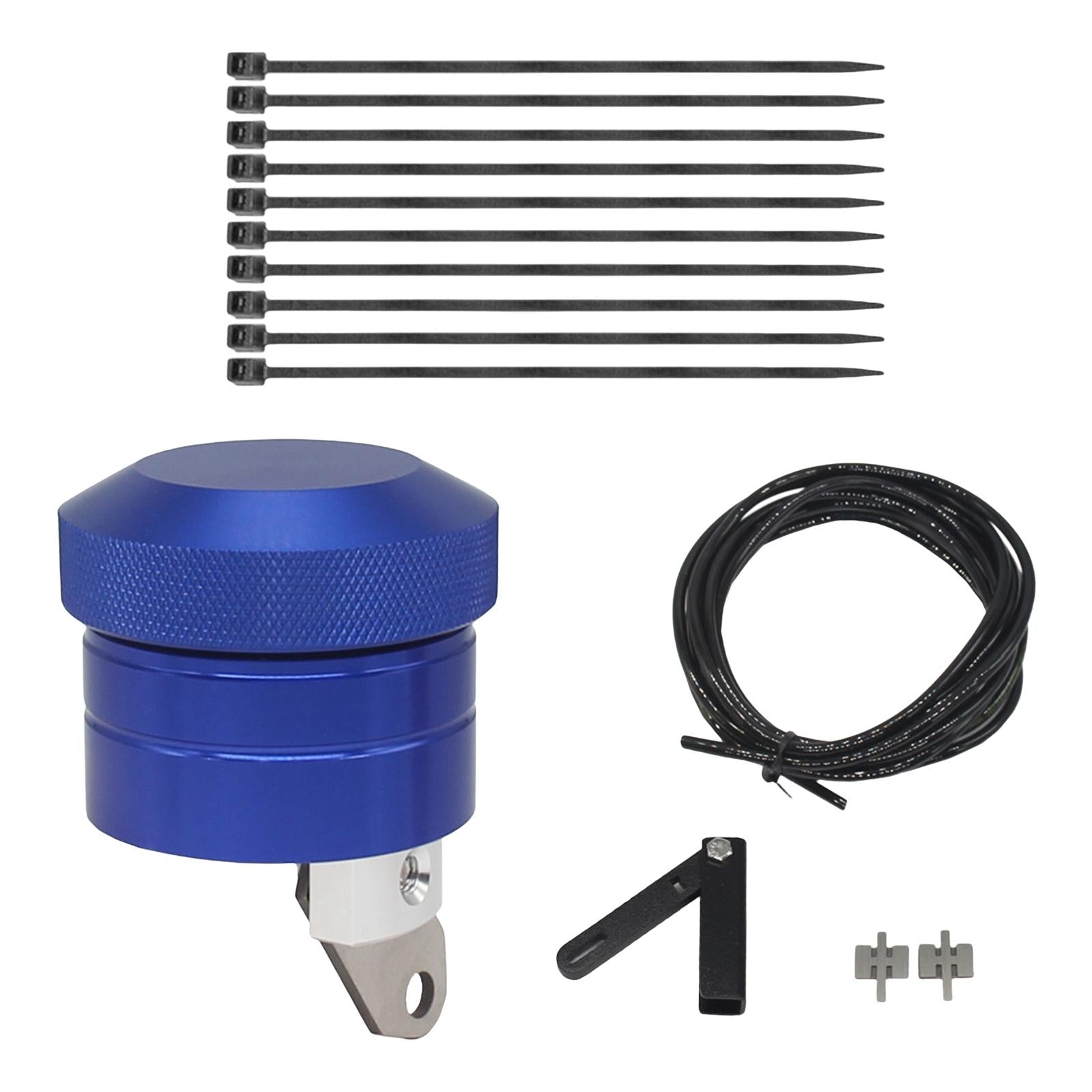 Motorcycle Chain Oiler Universal Aluminum Motorbike Oil Cup Part Motor Oiler Blue