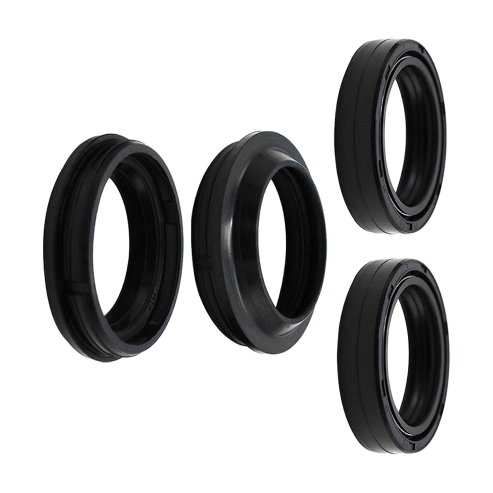 4x4Pcs Motorcycle Front Fork Damper Oil Seal and Dust Seal Durable 36x48x11mm