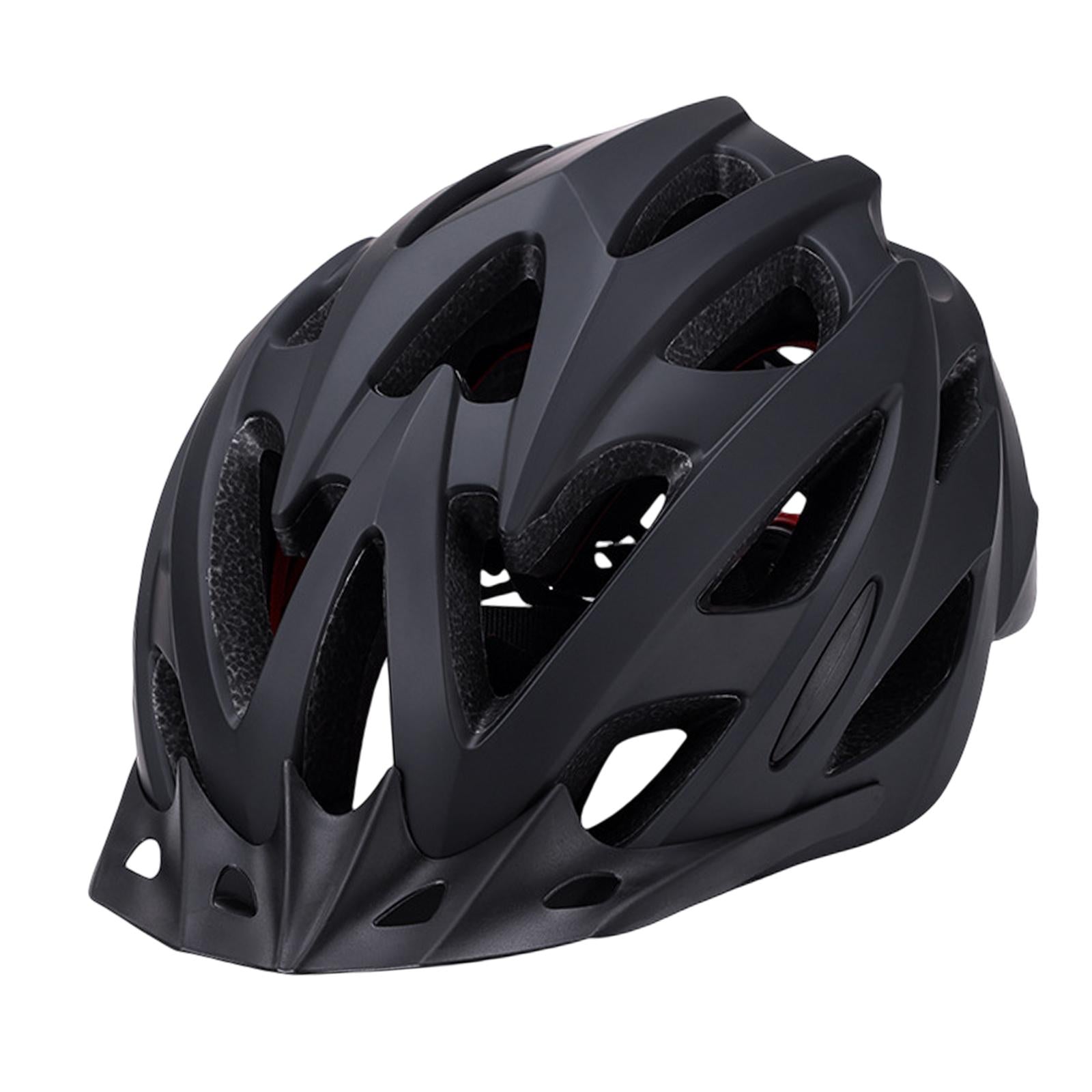 Cycling Bike Helmet Adjustable Size Shockproof 18 Vents Mountain Bike Helmet Black