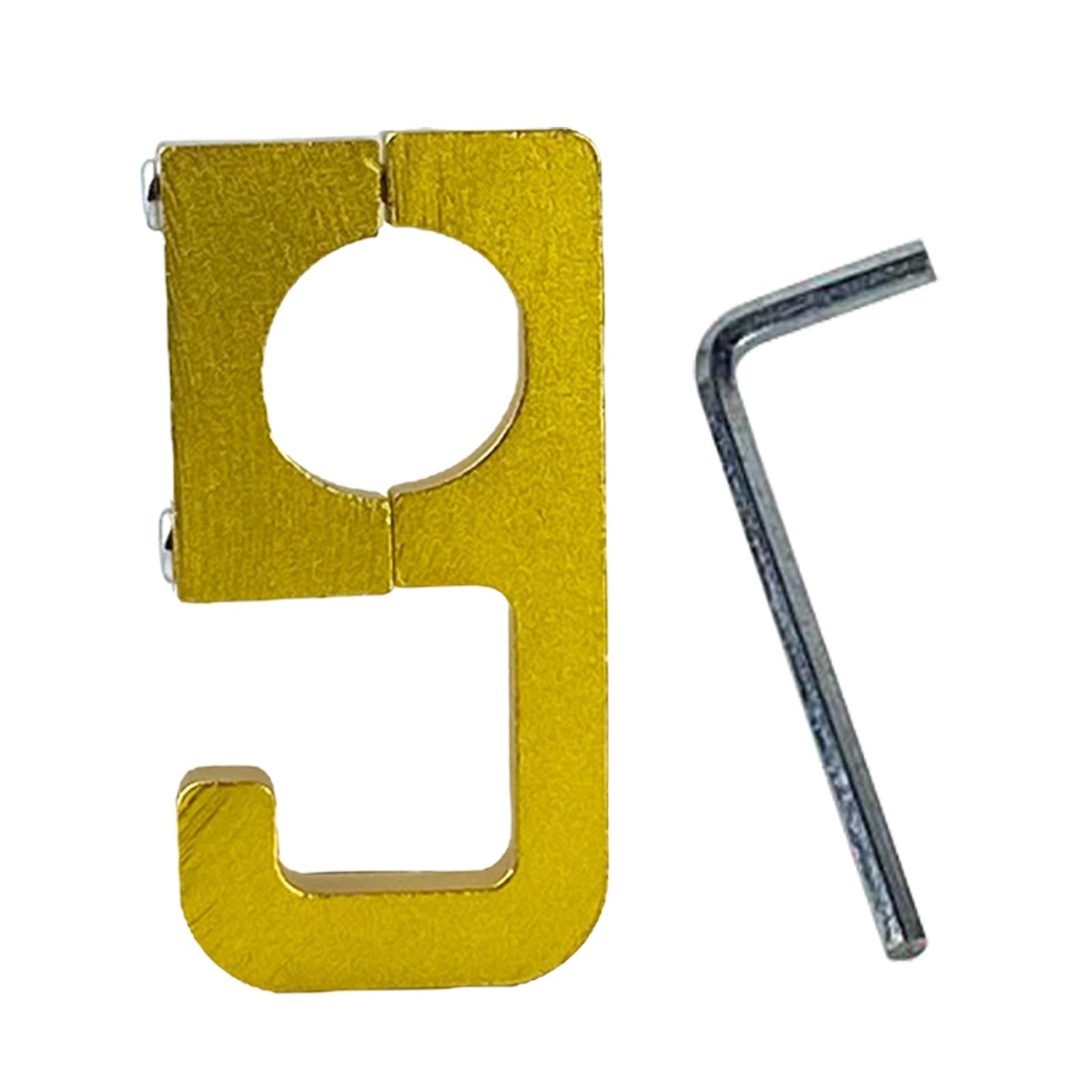 Motorcycle Hook for Bottles Bags Easy Installation Waterproof Handlebar Hook aureate