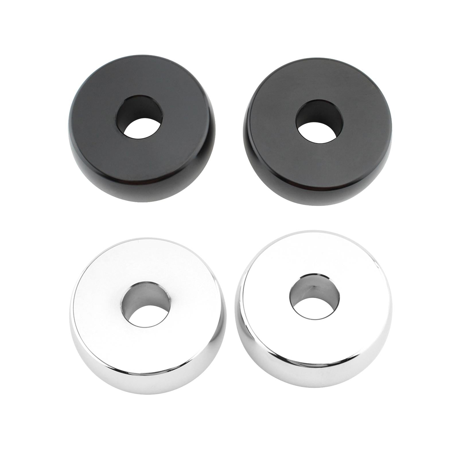 2Pcs Motorcycle Handlebar Risers for Harley Davidson Fxdl Dyna Lowrider Black