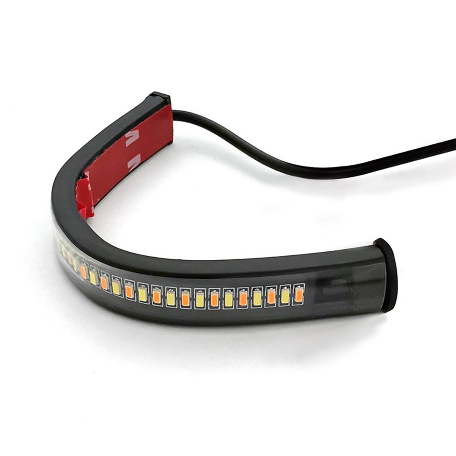 Motorcycle LED Strip Flexible for Bike Universal Fit Motorbike Scooters