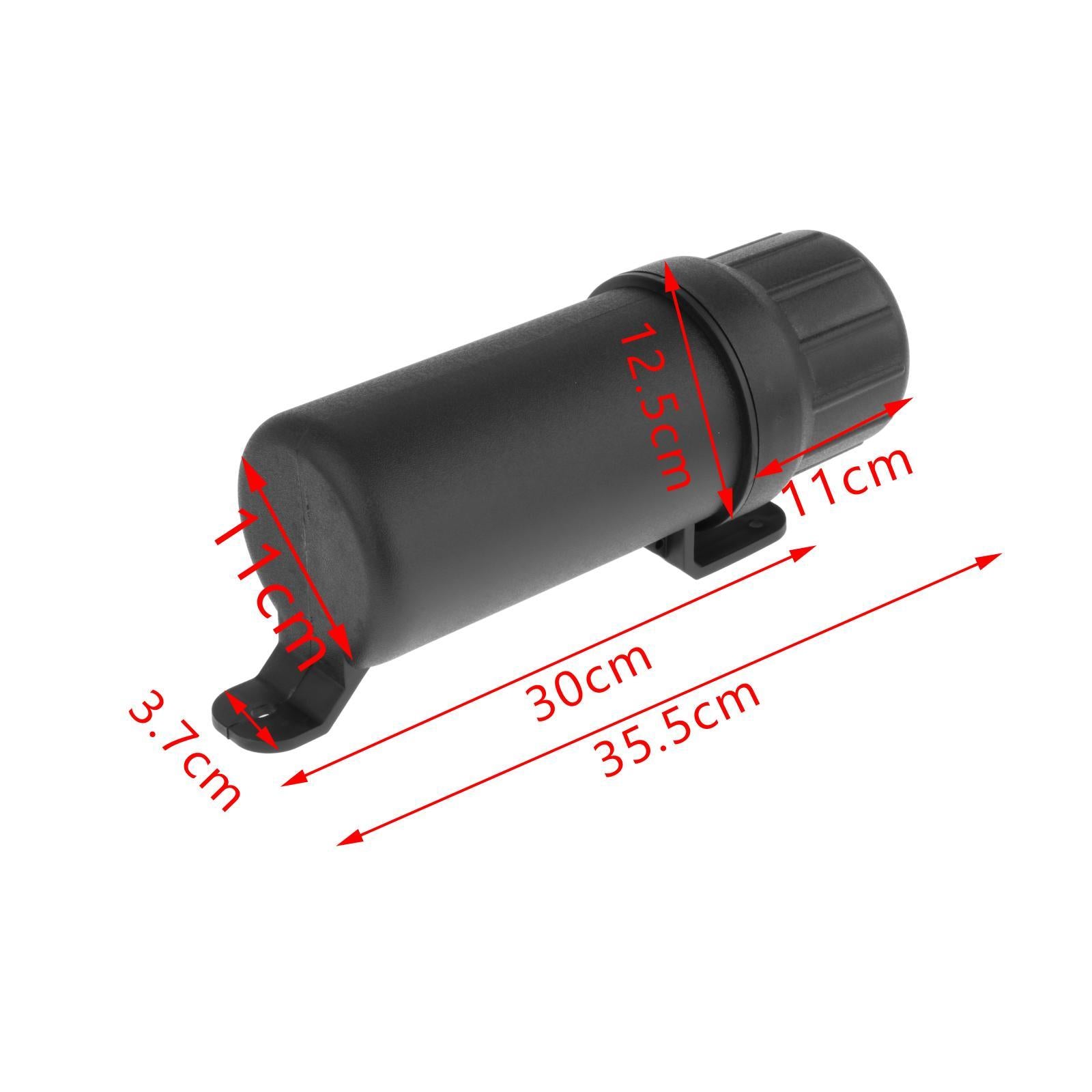 Motorcycle Tool Tube Easy to Install Accessory Gloves Raincoat Storage Box 2x Large no Lock