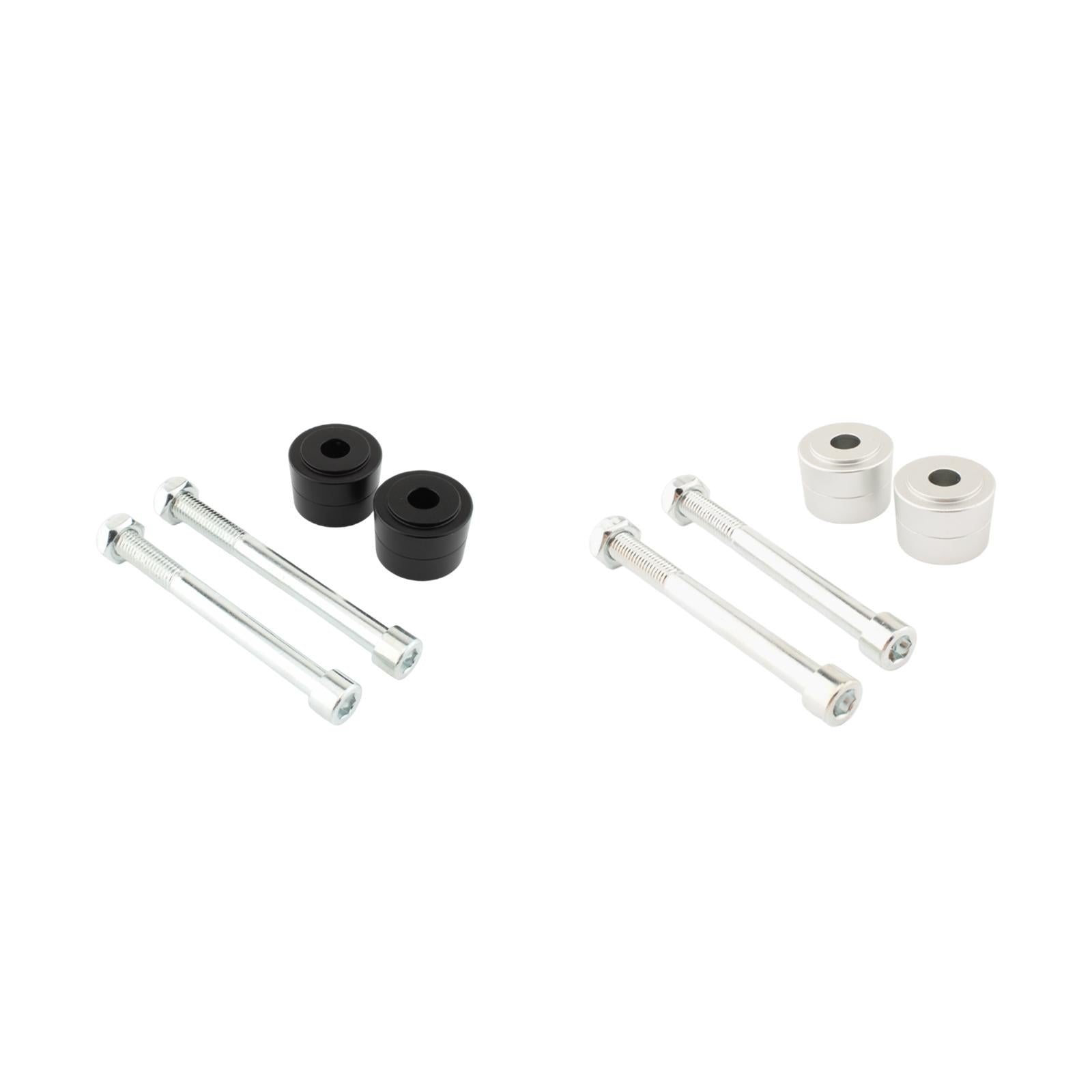 2 Pieces Motorcycle Handlebar Risers 23mm Height for Ducati Monster 821 Black