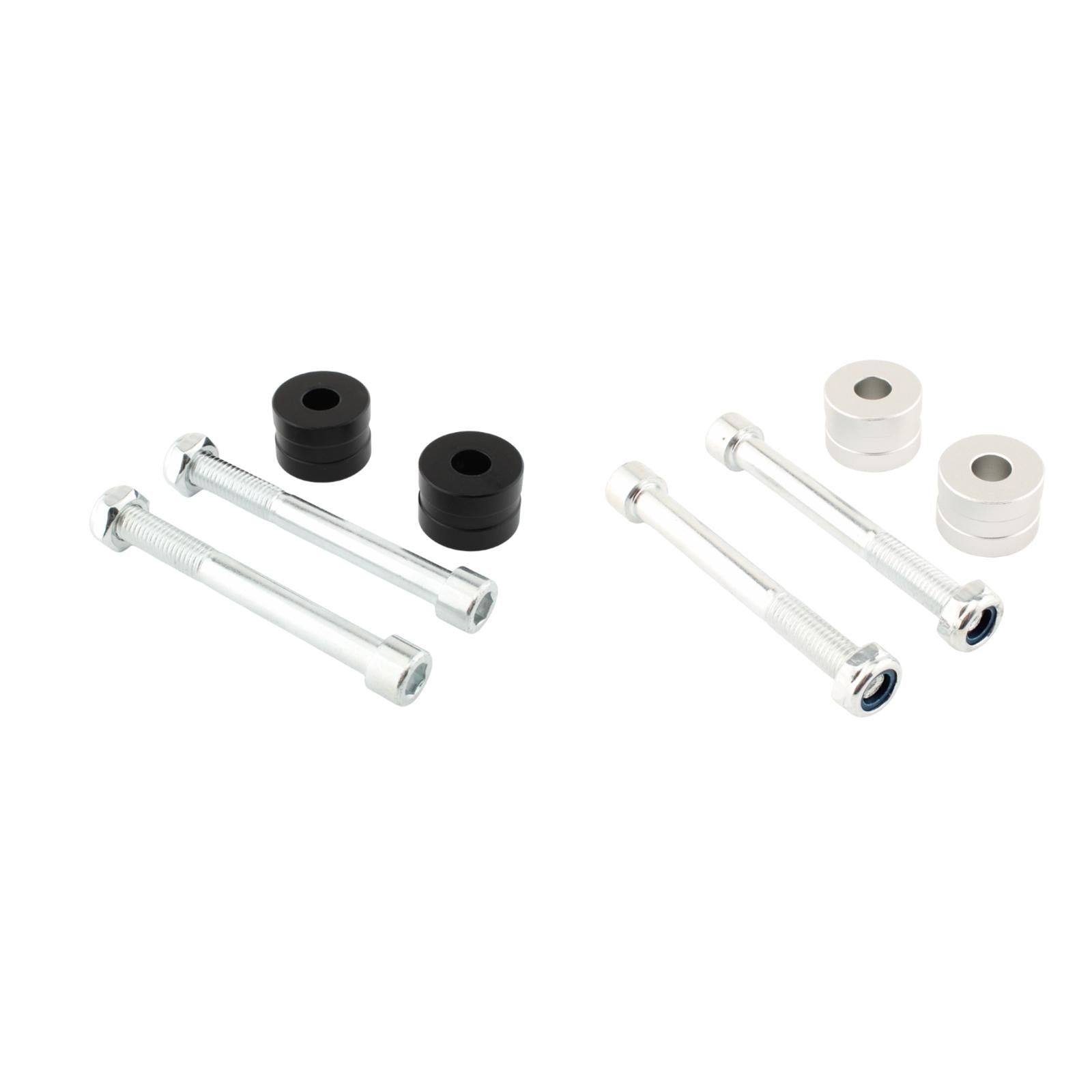 2x Motorcycle Handlebar Risers Round Bar for Ducati Hypermotard Durable Black
