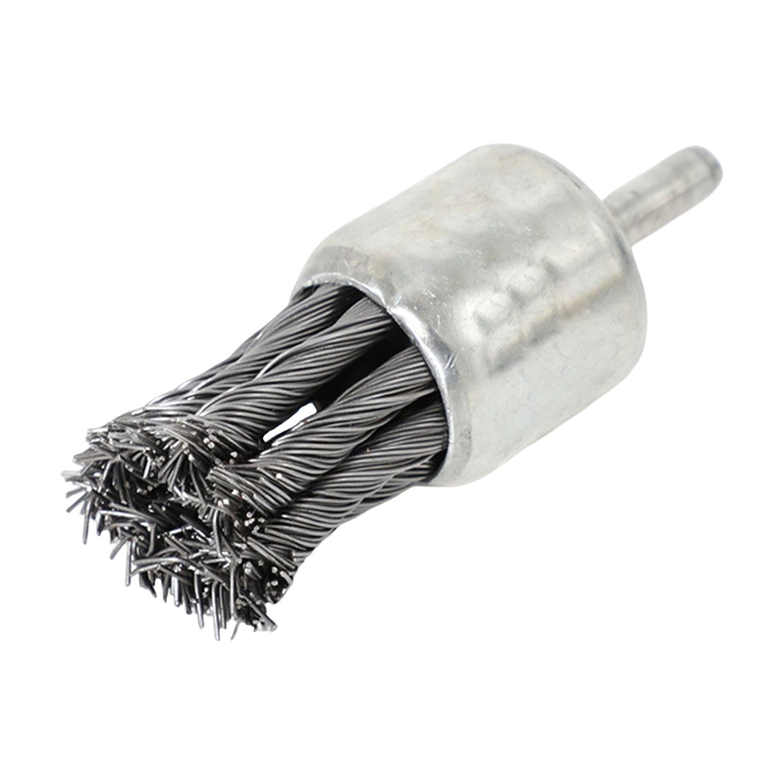 4xMetal Derusting Brush Rust Removal Drill Attachment Wire End Cup Brush Wheel