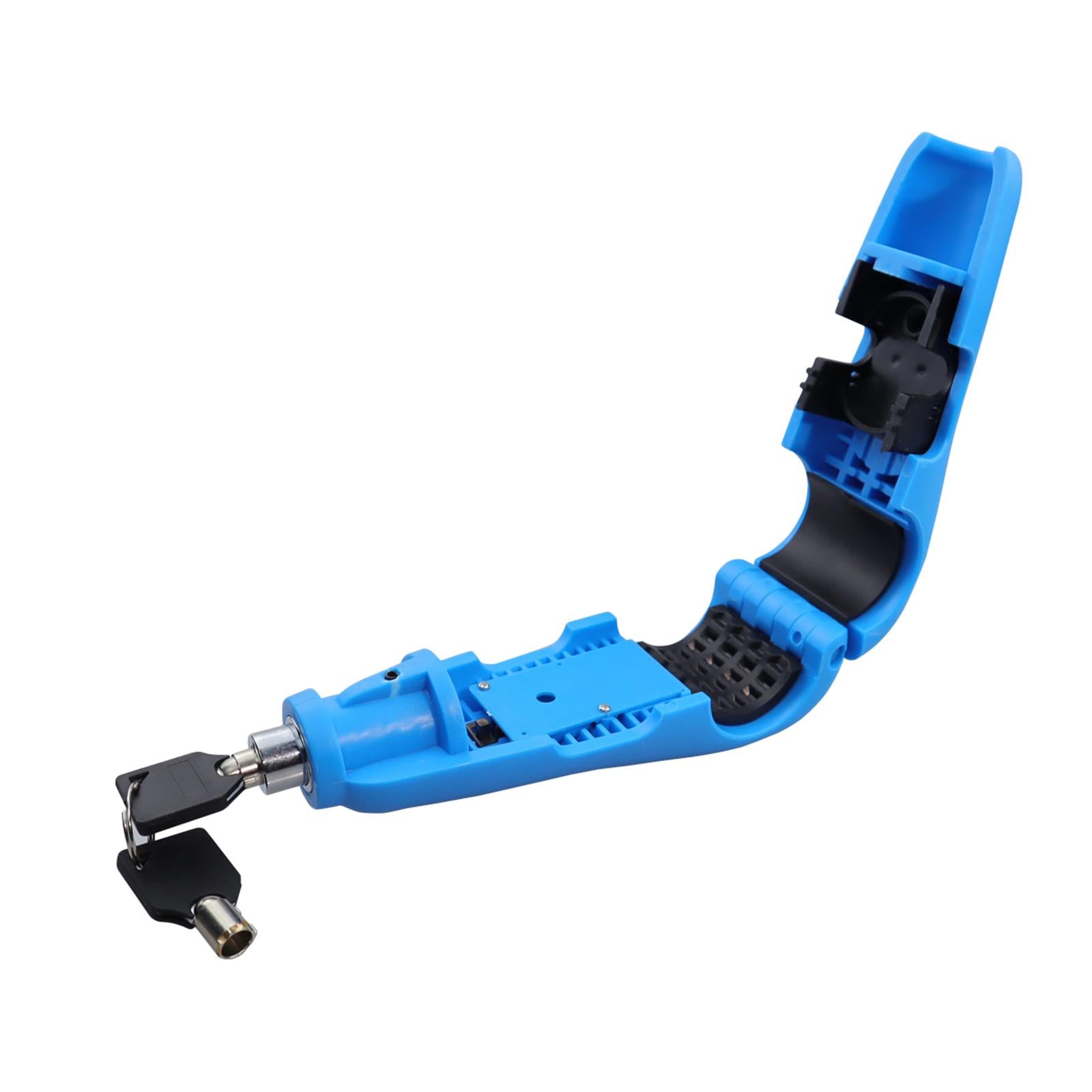Motorcycle Handlebar Lock Heavy Duty with 2 Keys Bike Handlebar Lock Premium Blue
