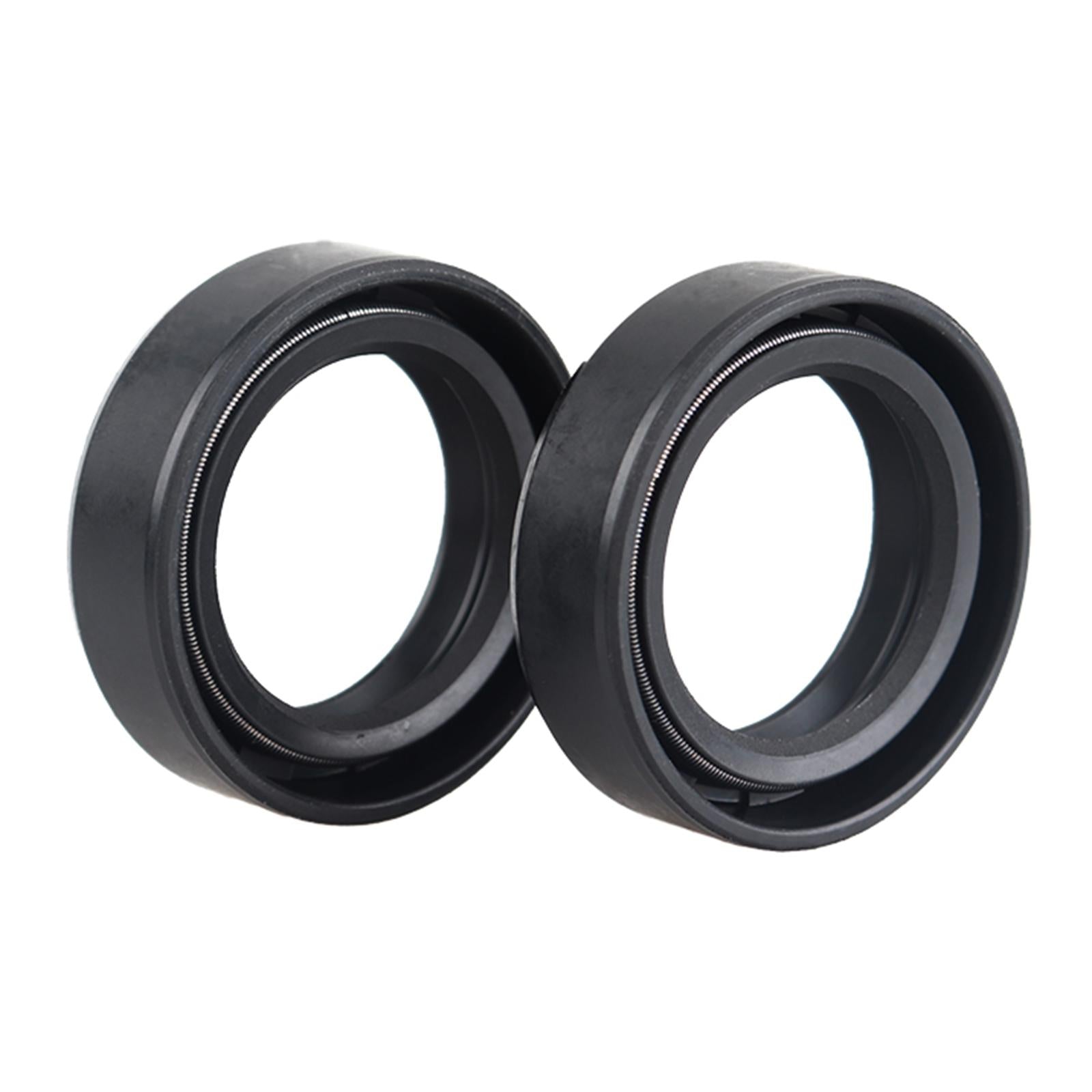 4 Pieces Front Fork Dust and Oil Seal Kit Replaces for Yamaha Yz60 PW80