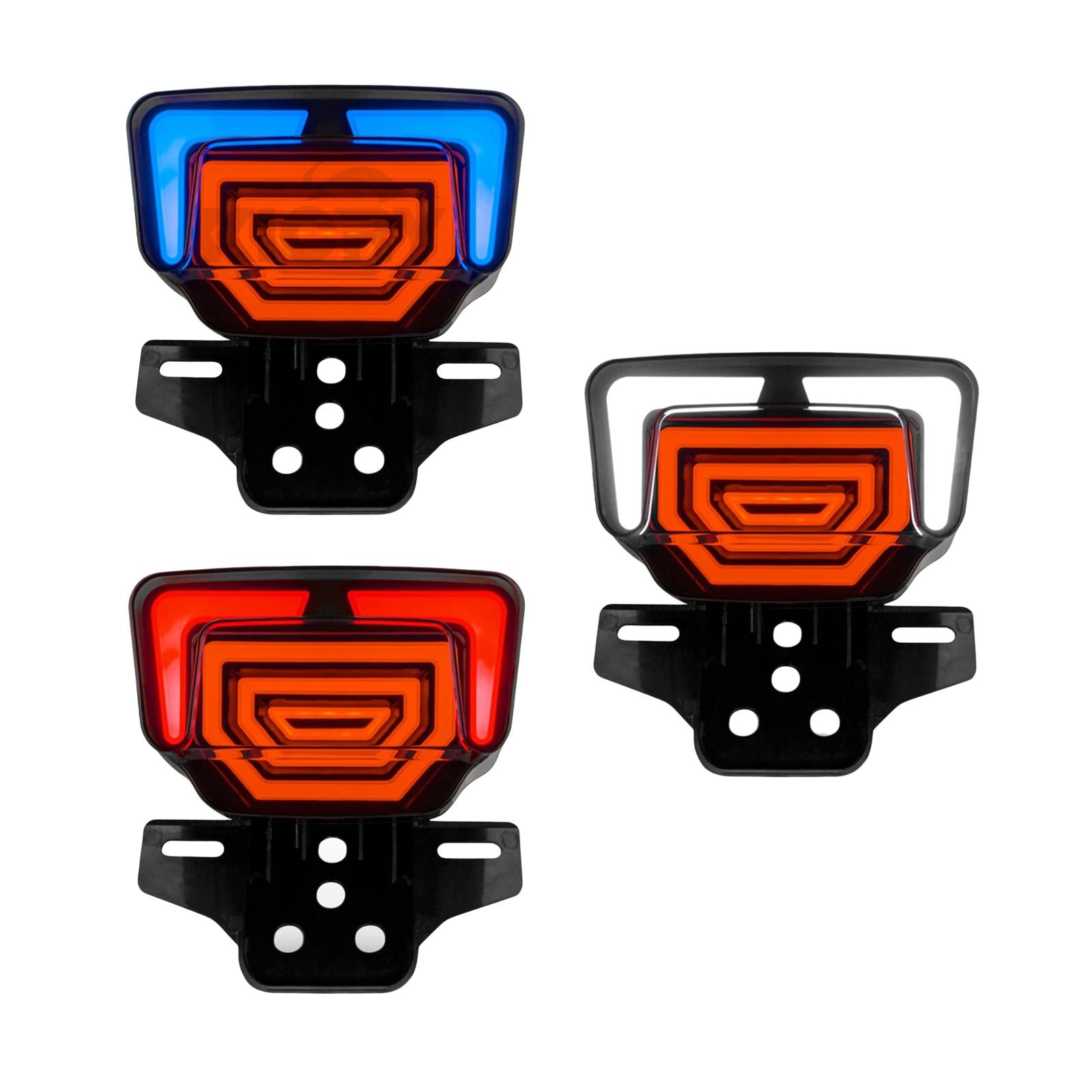Motorcycle LED Tail Light Brake Stop Light for Honda Tmx125 Accessories Blue Light