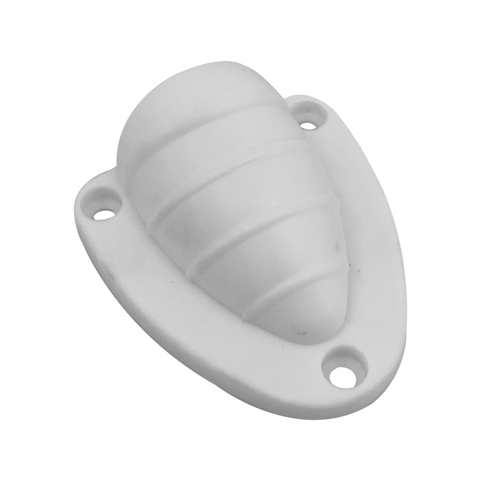 4xClam Shell Vent Cap Easy Installation for Van Yacht Outdoor Application white 65x73MM