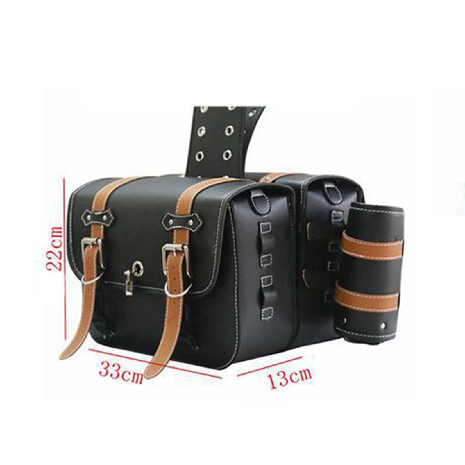 Motorcycle Saddle Bag 1Pair Tool Bag for Motorcycle Motorbike Dirt Bike 33x25x13cm