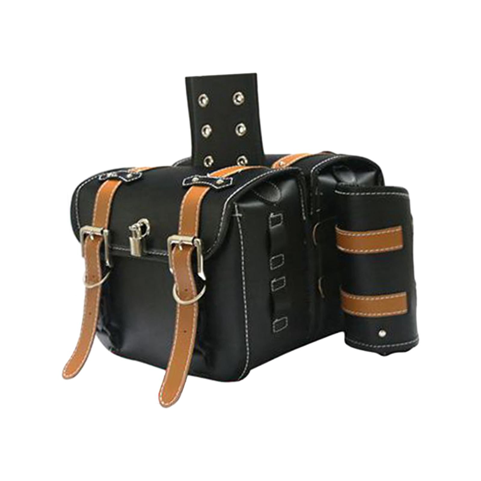 Motorcycle Saddle Bag 1Pair Tool Bag for Motorcycle Motorbike Dirt Bike 26x22x12cm