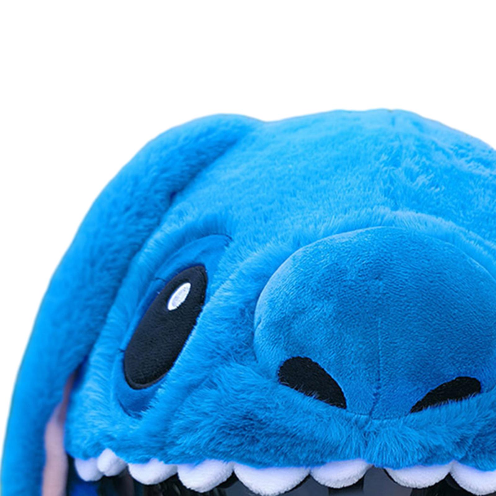 Cartoon Plush Motorcycle Helmet Cover Sleeve Soft Gifts Increase Riding Fun