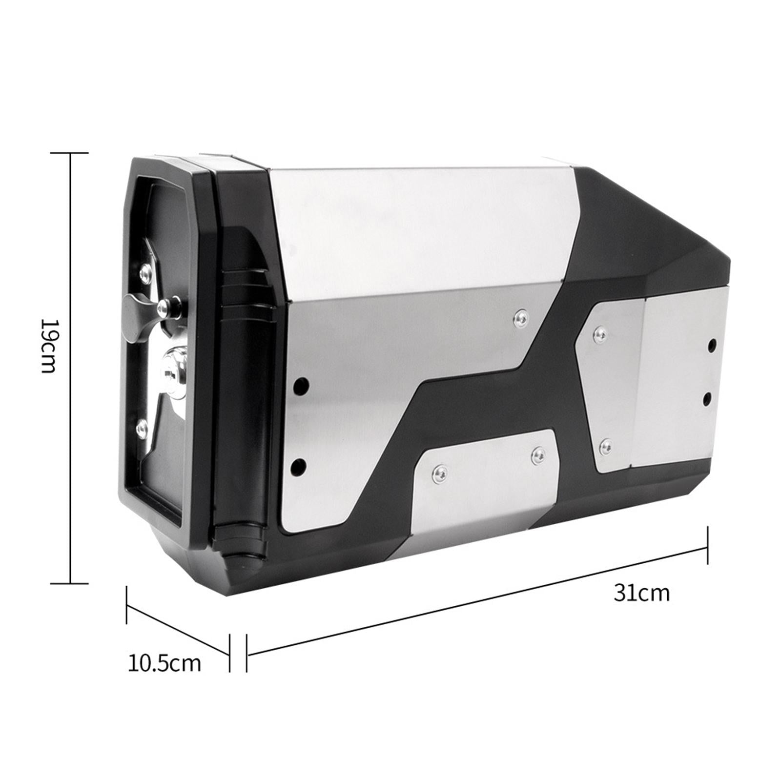Motorcycle Tool Box Side Case for BMW R1200GS Adv 2004-2019 R1250GS Adv Silver