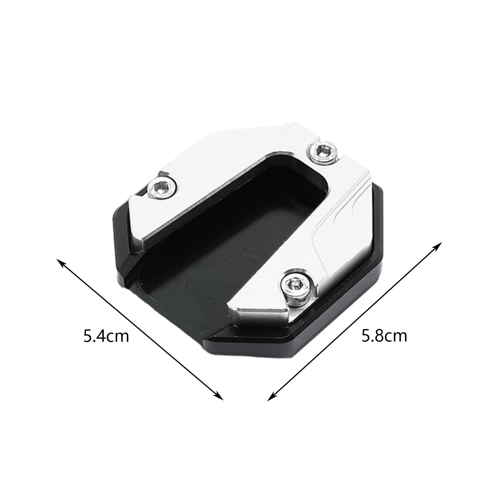 6xMotorcycle Kickstand Extender Pad Replacement Parts Side Stand Support Plate