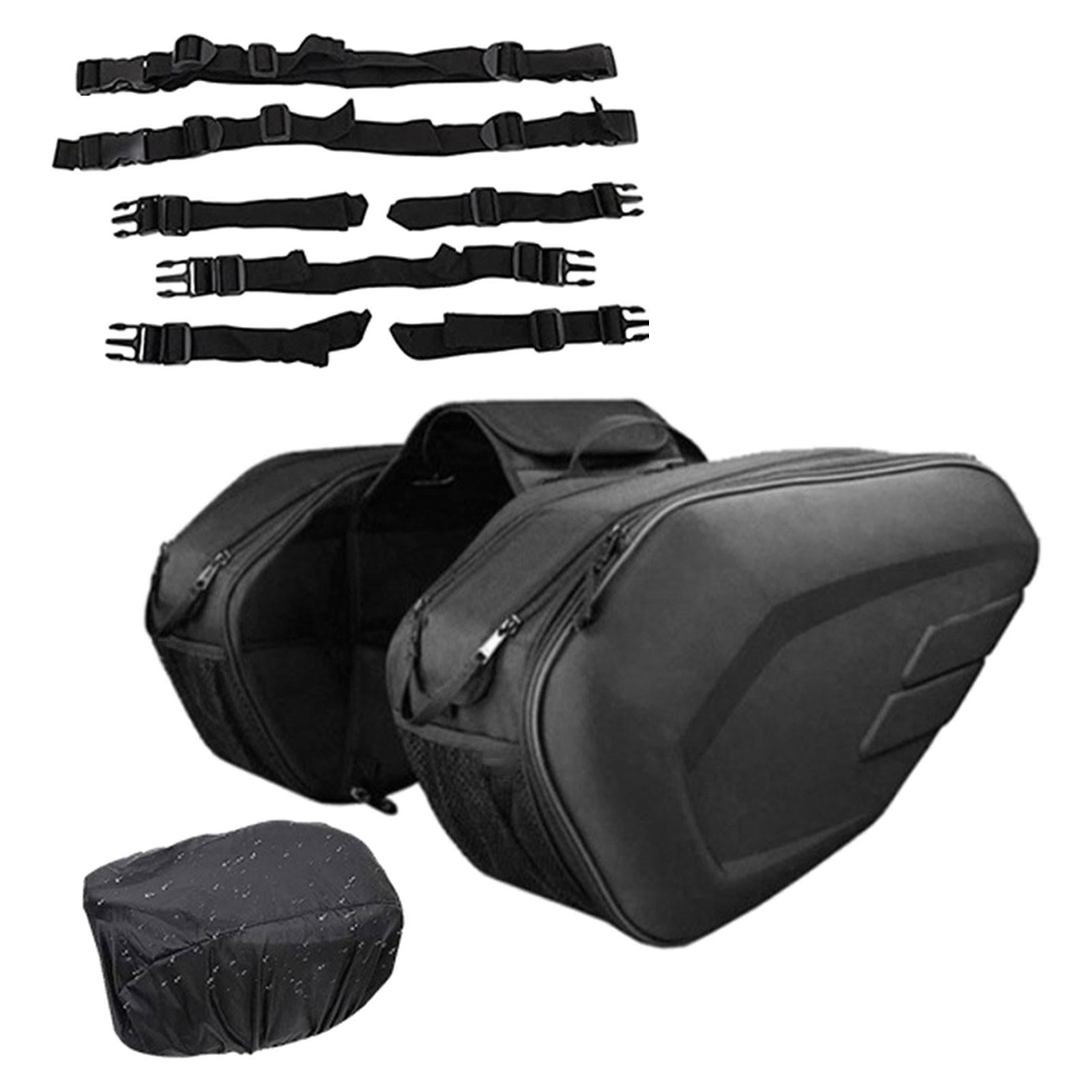 Motorcycles Saddle Bags Zipper Universal Motorcycle Luggage Bag Tail Luggage Oxford Cloth