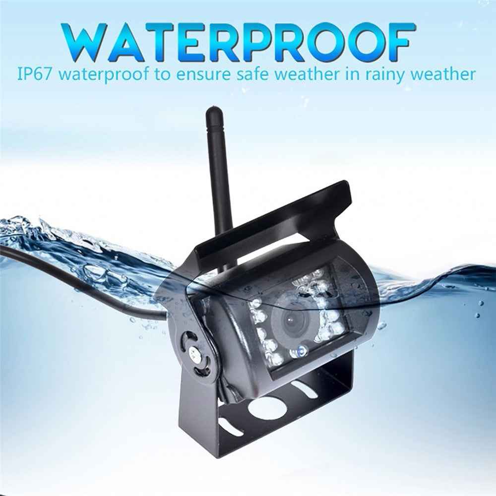 WCA101 WiFi Wireless Dash Cam HD Car Truck Reversing Camera IR Night Vision Rear View Car Parking Camera