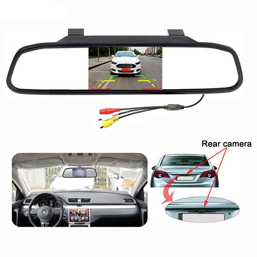 RG-201 4.3-inch LCD Video Display Car Rear View Monitor Parking and Reverse System