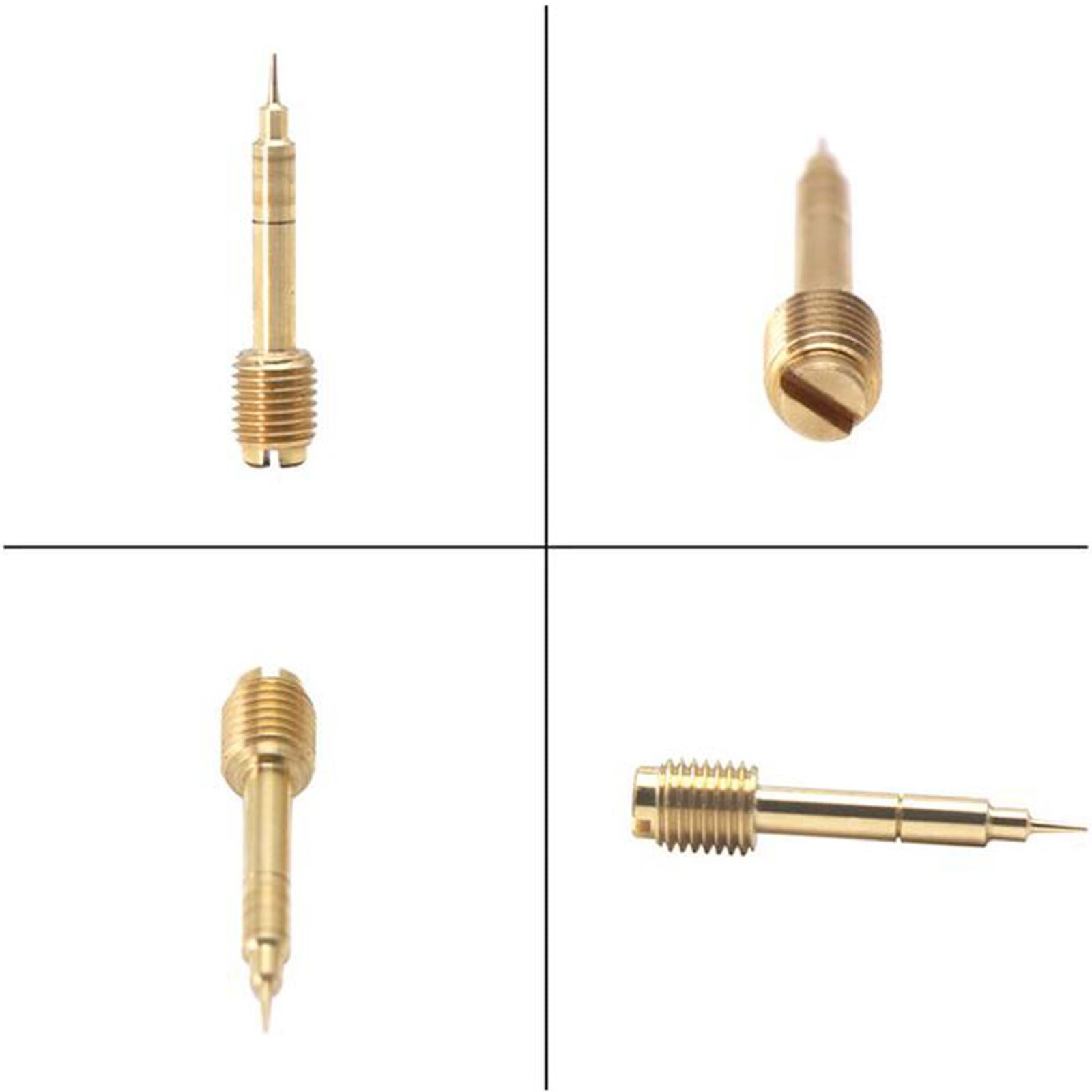 2xAir Fuel Mixture Screw Spare Parts Carb Kit for Keihin Cvk34/36/40 CV40 42mm